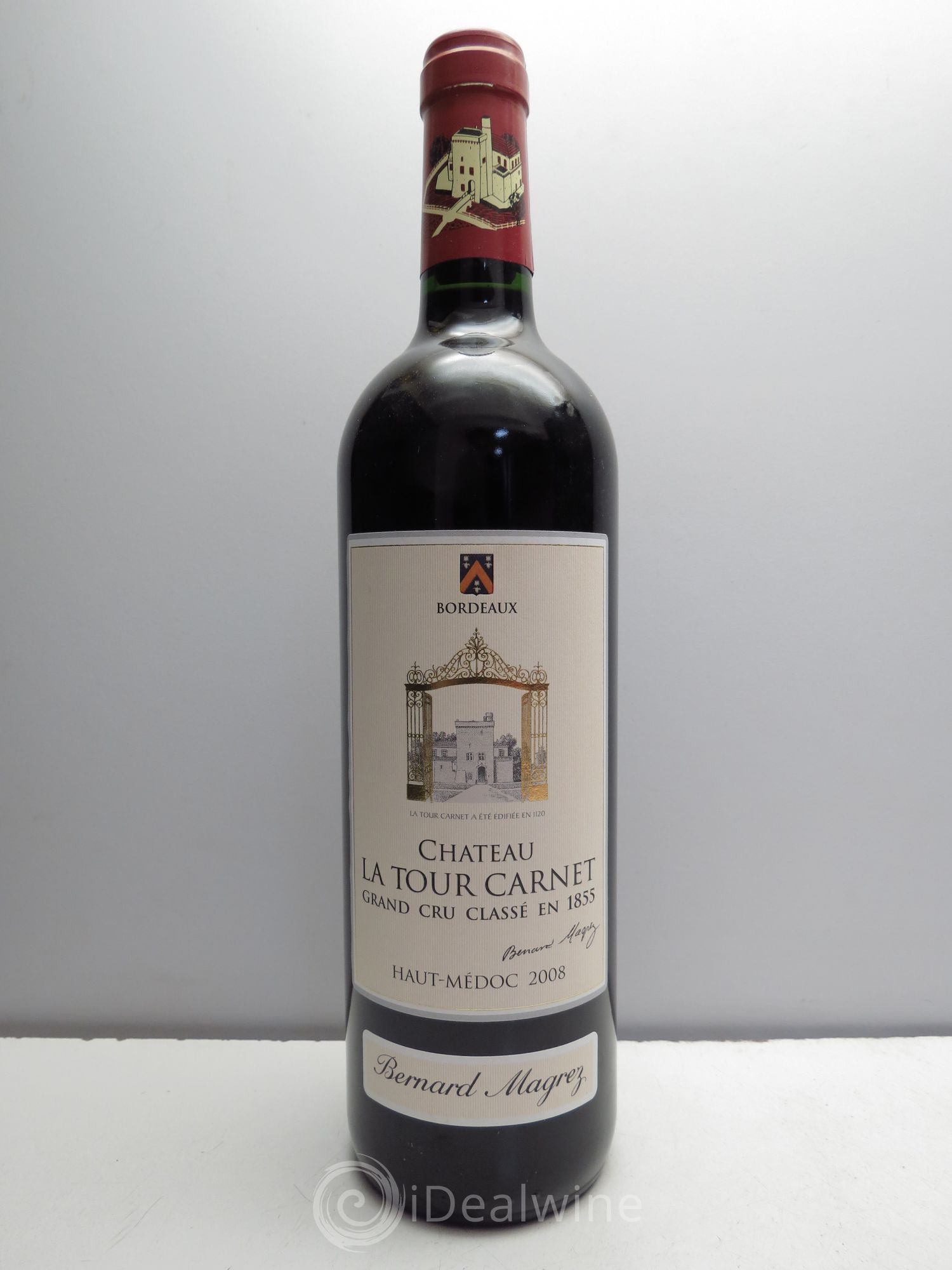 Château la Tour Carnet 4ème Grand Cru Classé 2008 - Lot de 6 bouteilles - 0