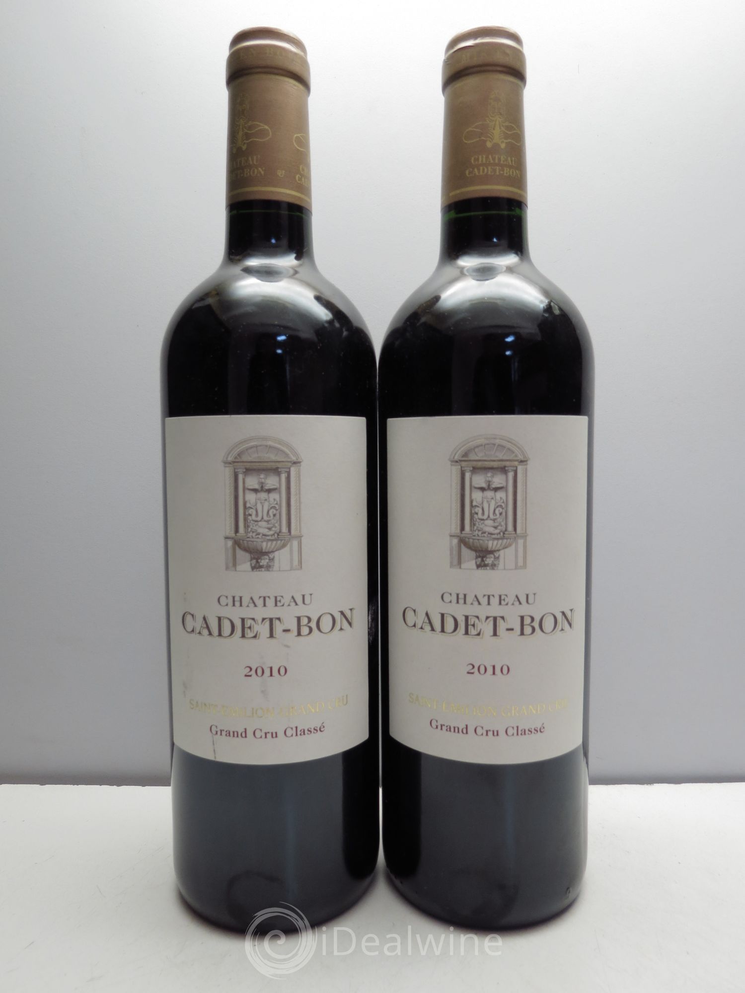 Château Cadet Bon Grand Cru Classé 2010 - Lot de 2 bouteilles - 0