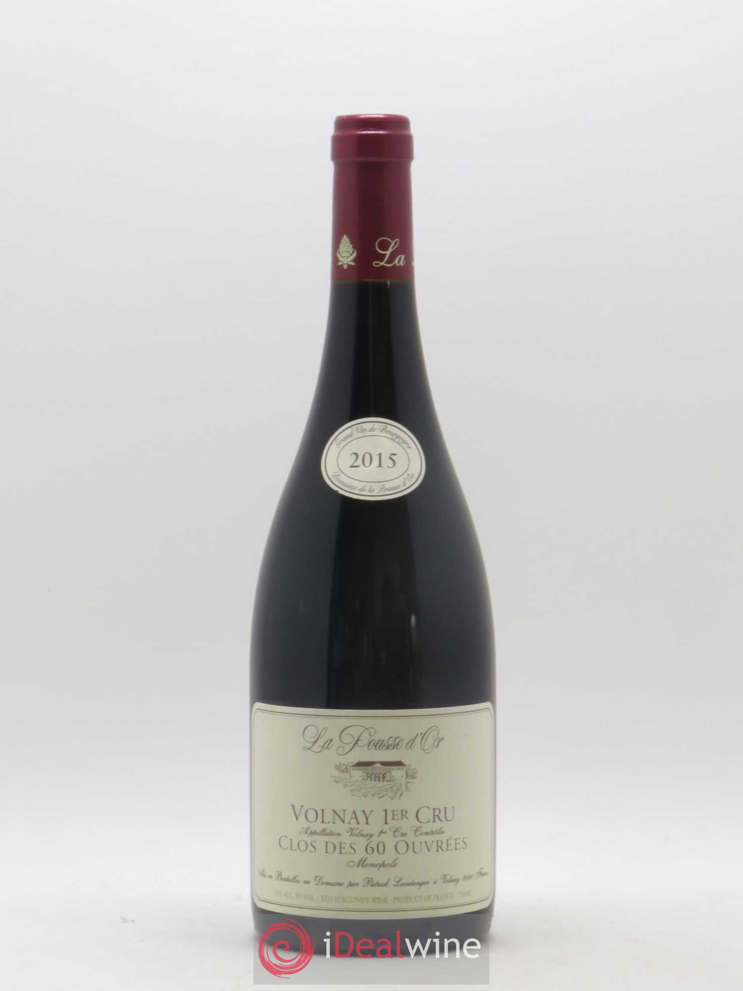 Volnay 1er Cru Clos des 60 ouvrées La Pousse d'Or (Domaine de) 2015 - Lot de 1 bouteille - 0
