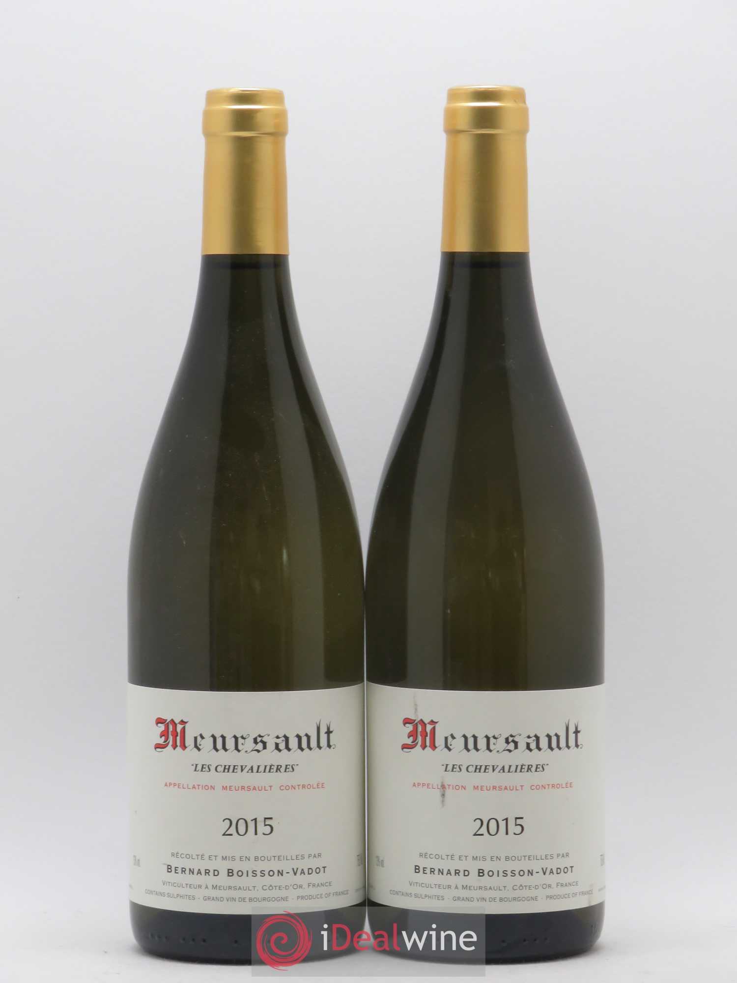 Meursault Les Chevalières Boisson-Vadot (Domaine) 2015 - Lot de 2 bouteilles - 0