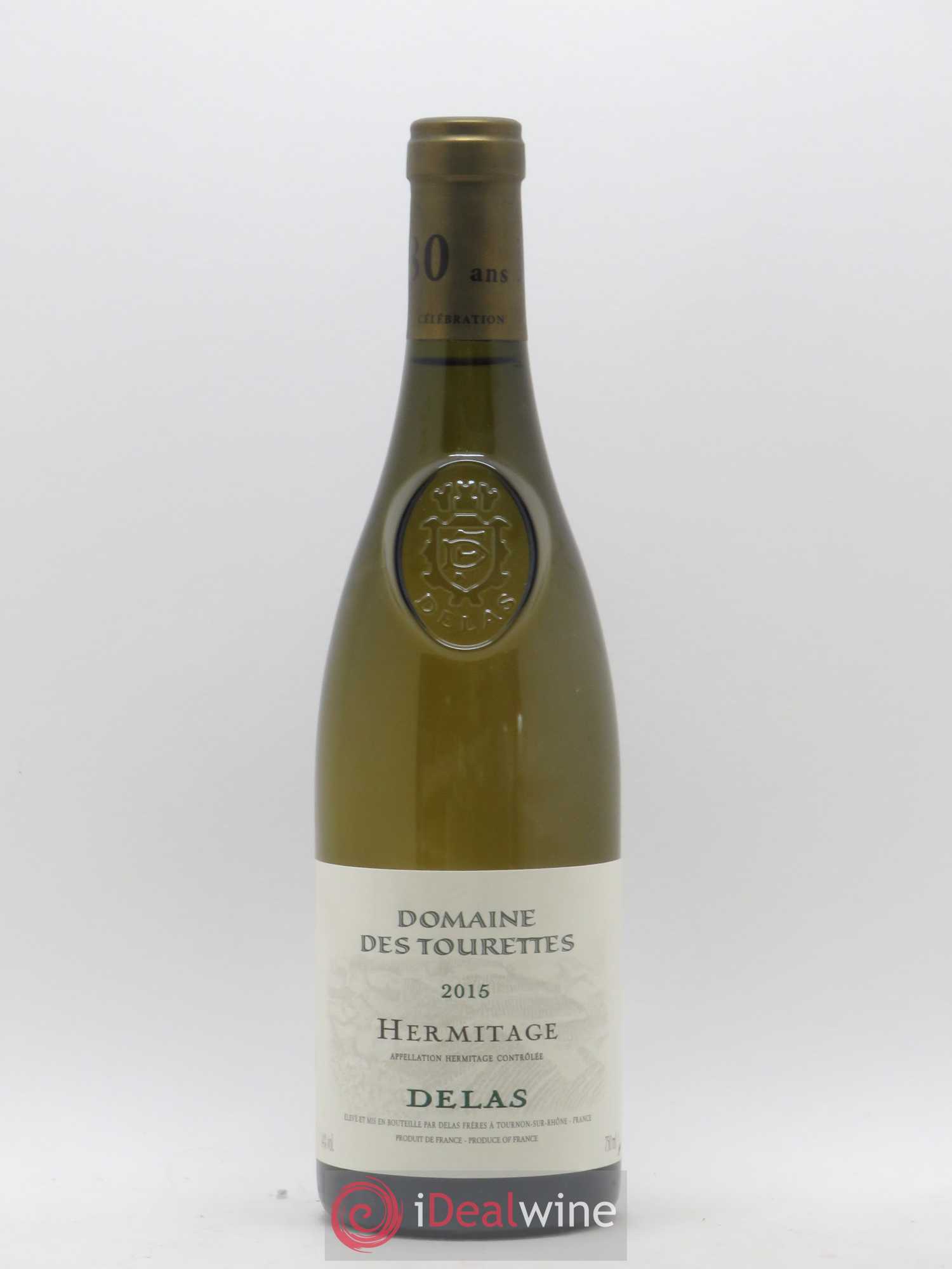 Hermitage Domaine des Tourettes Delas Frères 2015 - Lot de 1 bouteille - 0