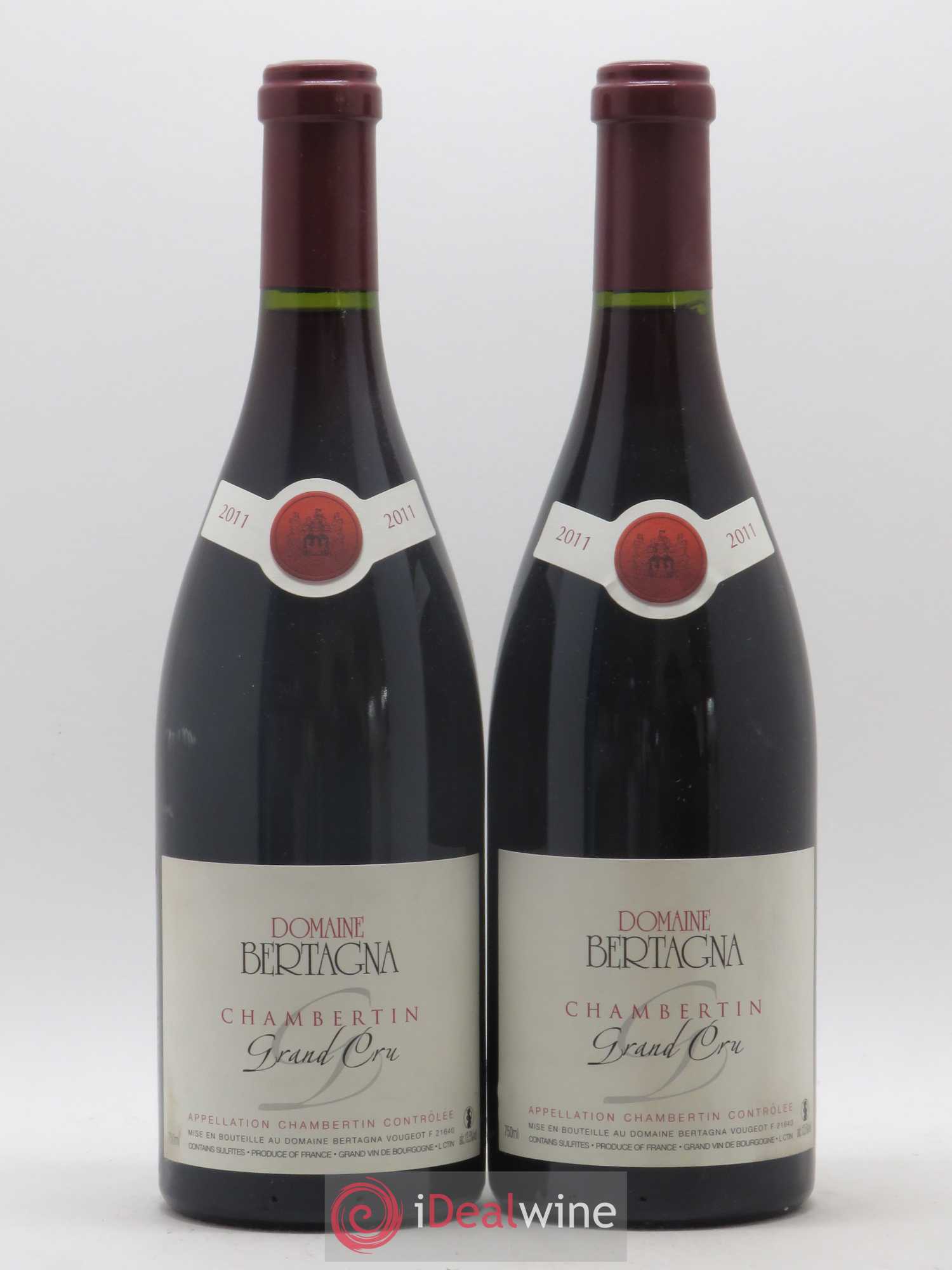 Chambertin Grand Cru Bertagna 2011 - Lot de 2 bouteilles - 0
