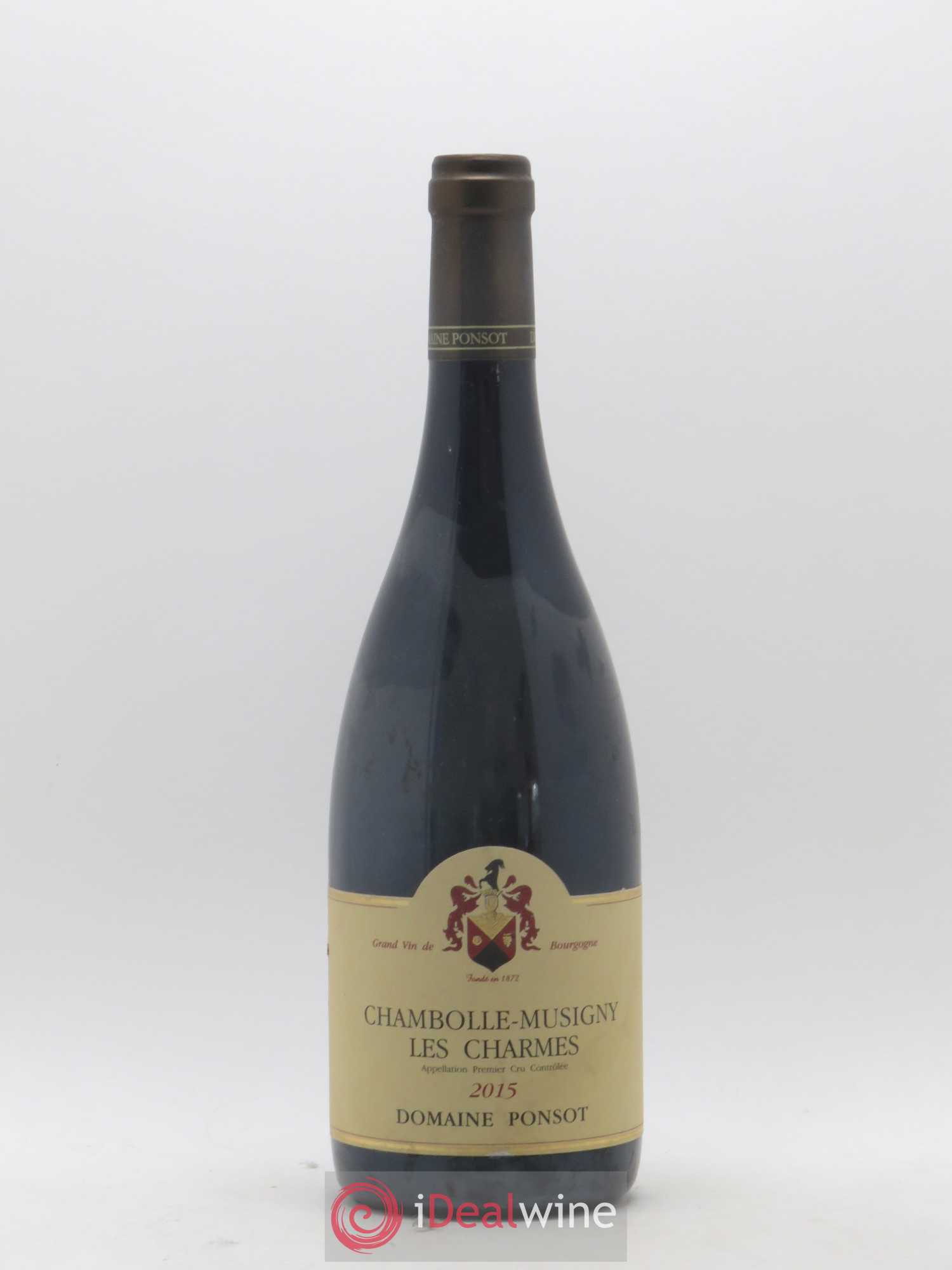 Chambolle-Musigny 1er Cru Les Charmes Ponsot (Domaine) 2015 - Lot de 1 bouteille - 0