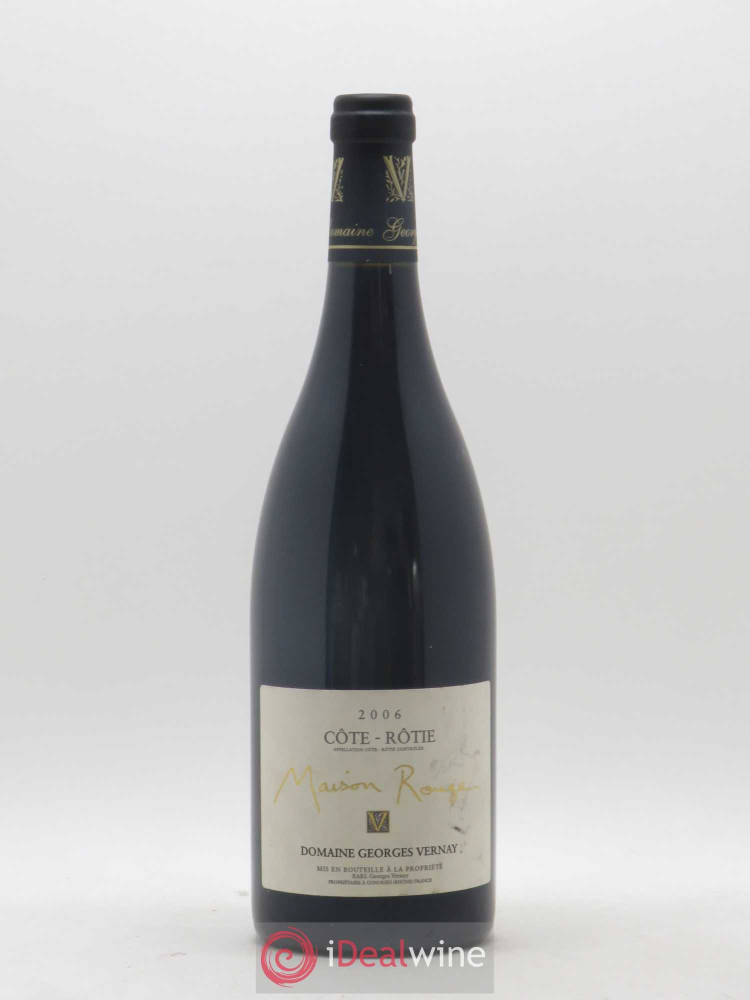 Côte-Rôtie Maison Rouge Georges Vernay 2006 - Lot de 1 bouteille - 0