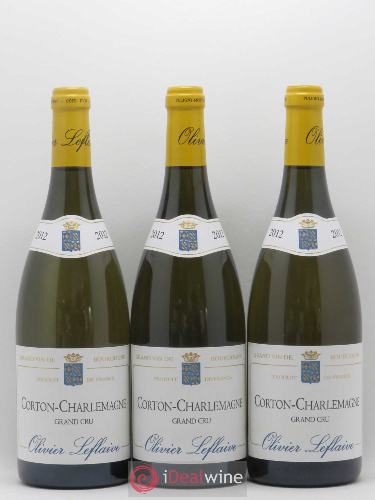 Corton-Charlemagne Grand Cru Olivier Leflaive 2012 - Lot de 6 bouteilles - 1