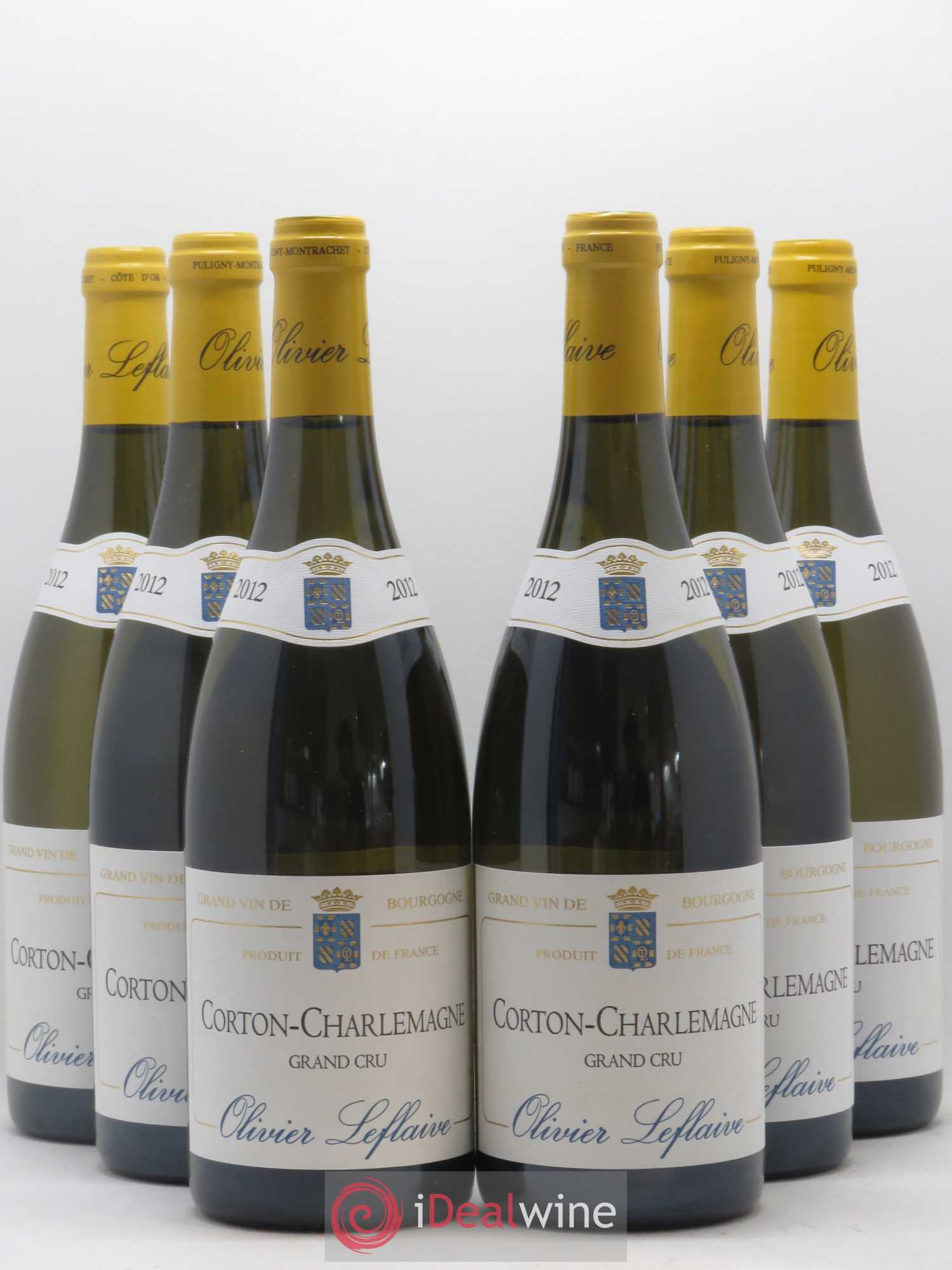 Corton-Charlemagne Grand Cru Olivier Leflaive 2012 - Lot de 6 bouteilles - 0
