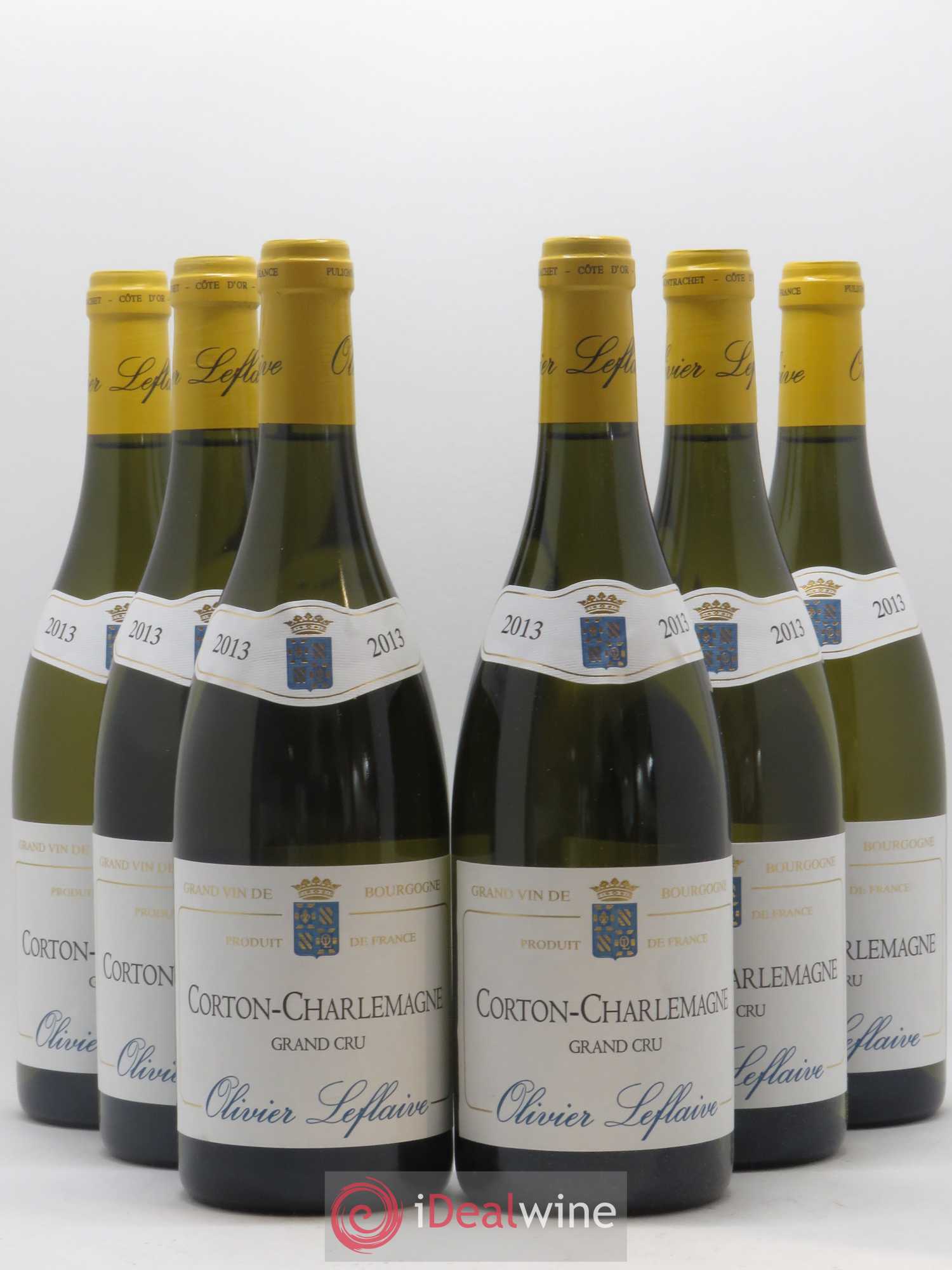 Corton-Charlemagne Grand Cru Olivier Leflaive 2013 - Lot de 6 bouteilles - 0
