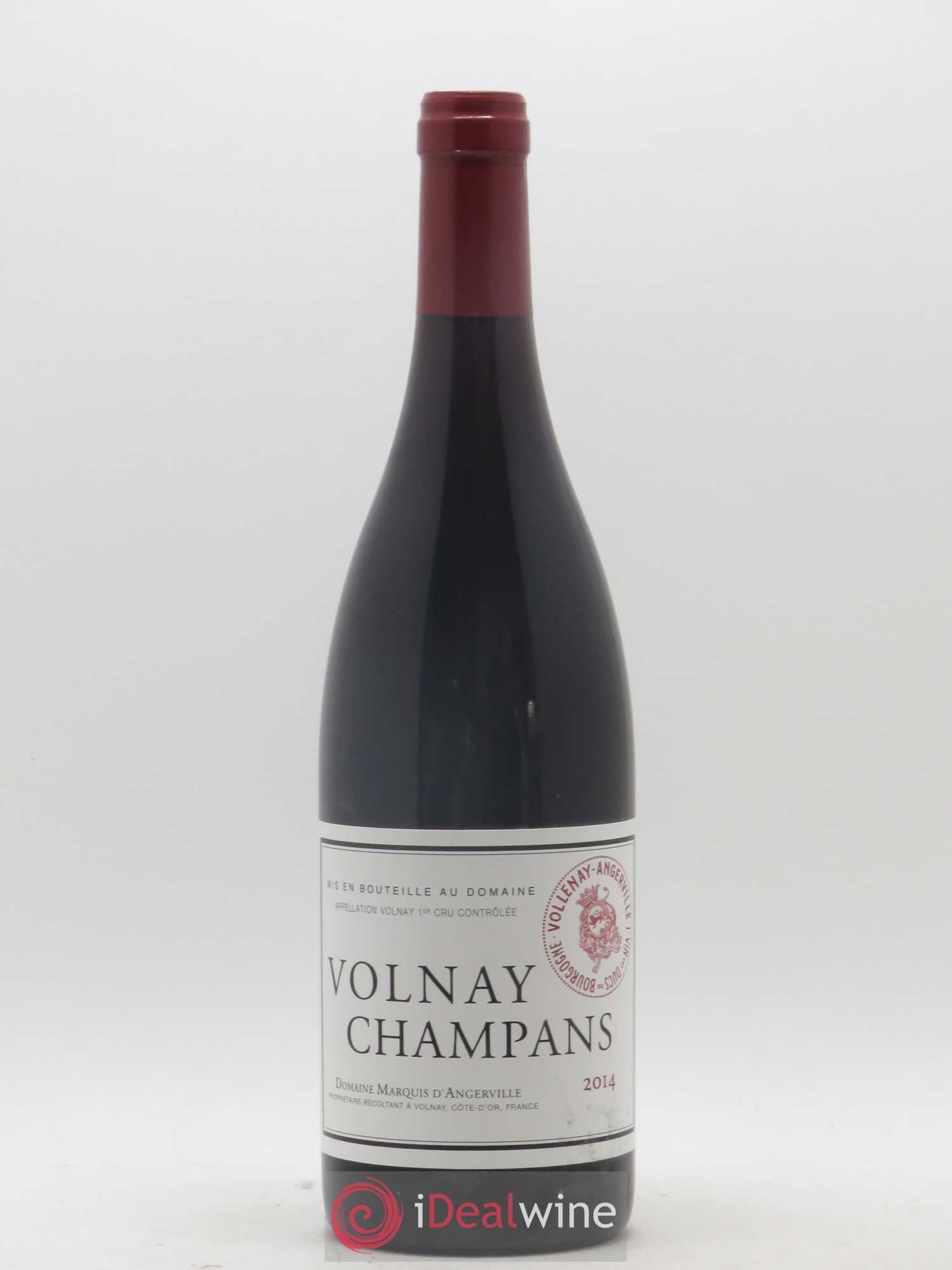 Volnay 1er Cru Champans Marquis d'Angerville (Domaine) 2014 - Lot de 1 bouteille - 0