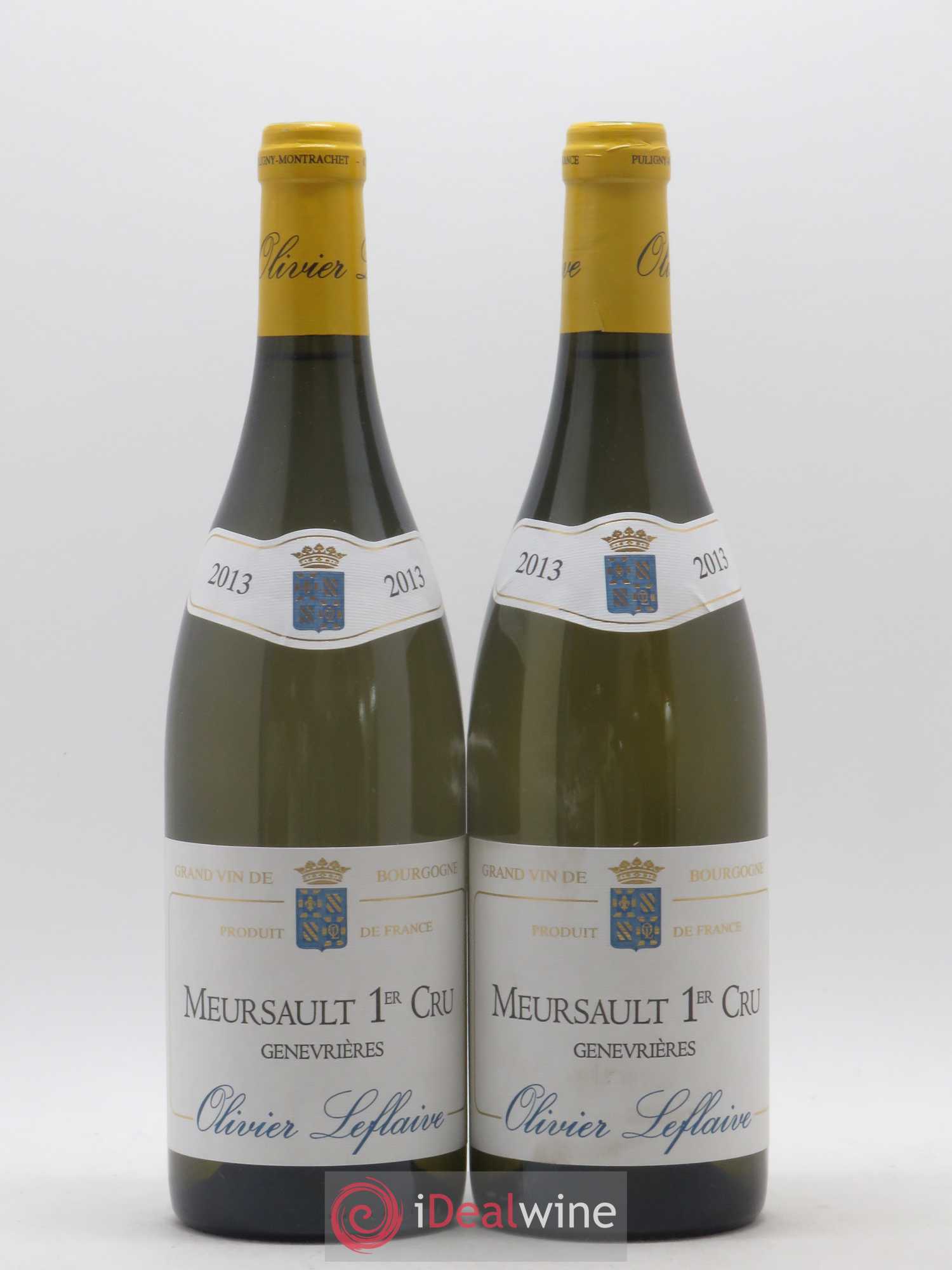 Meursault 1er Cru Genevrières Olivier Leflaive 2013 - Posten von 2 Flaschen - 0