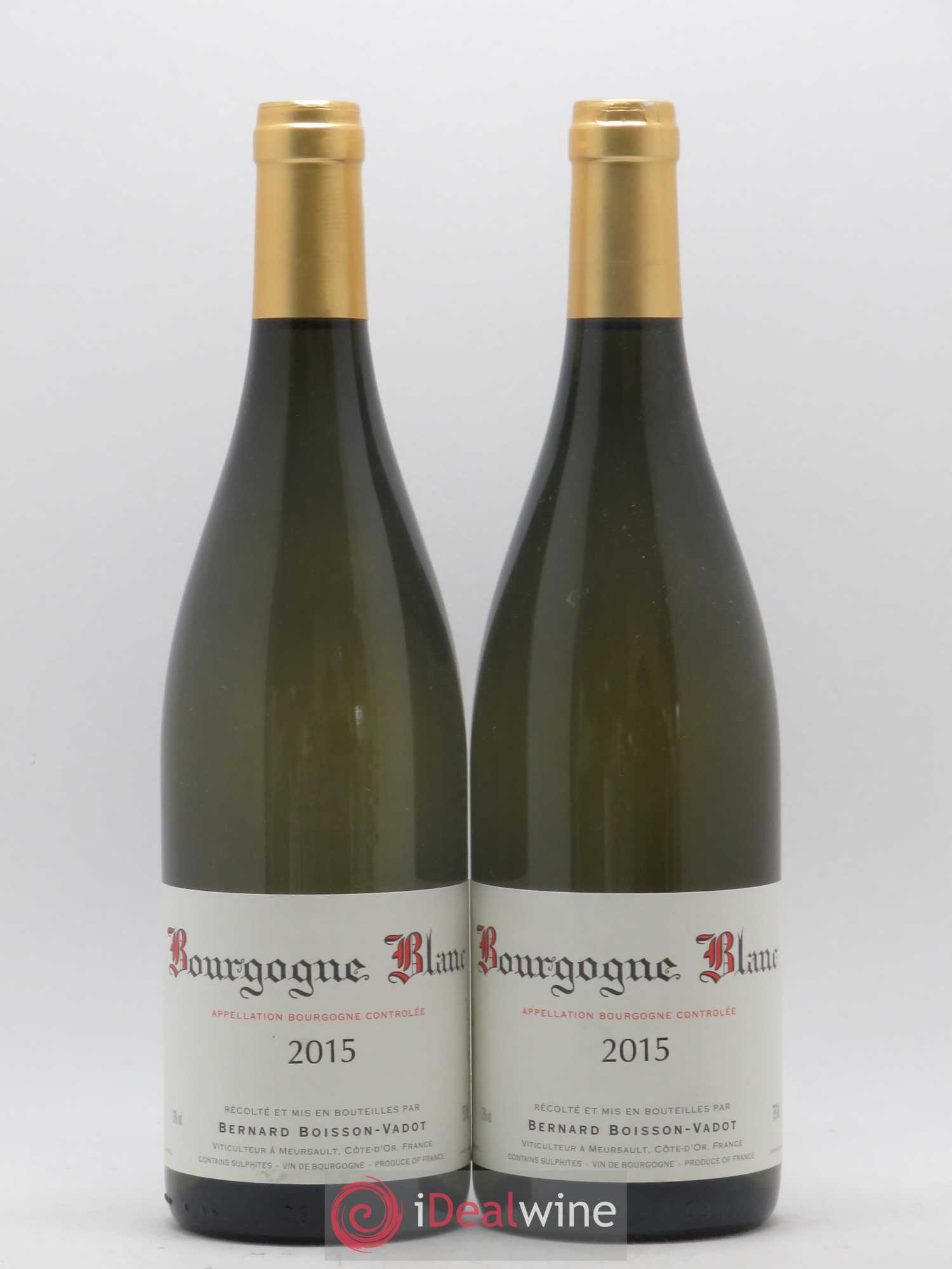 Bourgogne Boisson-Vadot (Domaine) 2015 - Lot de 2 bouteilles - 0