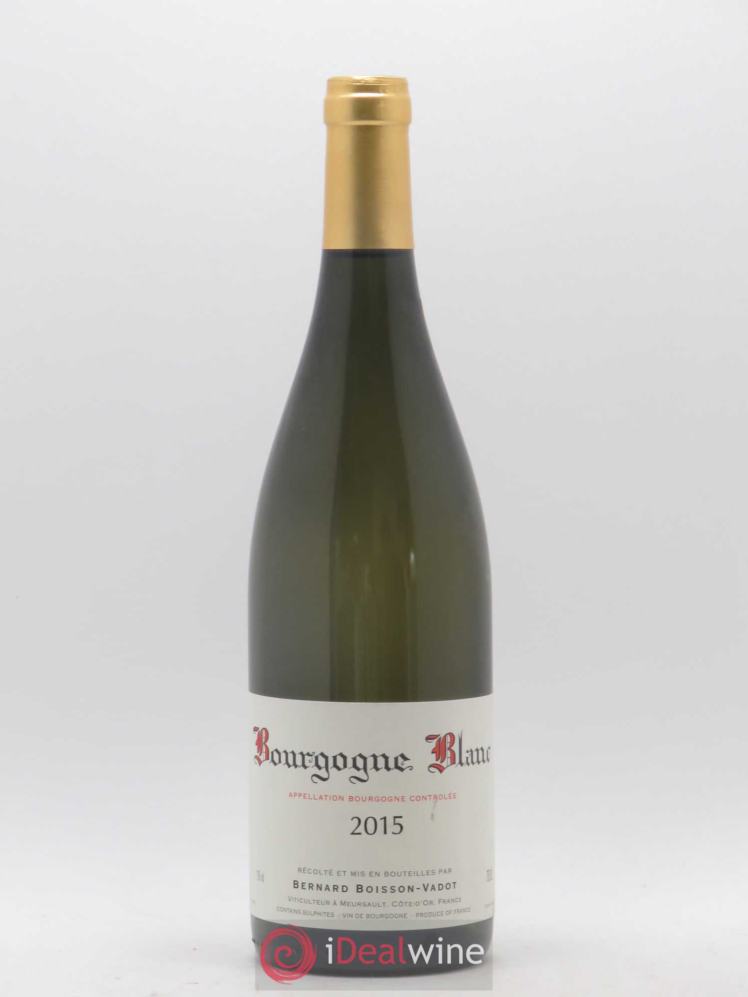 Bourgogne Boisson-Vadot (Domaine) 2015 - Lot de 1 bouteille - 0