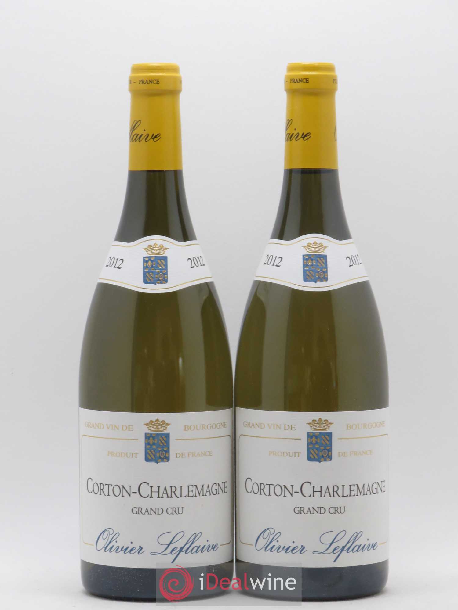 Corton-Charlemagne Grand Cru Olivier Leflaive 2012 - Lot de 2 bouteilles - 0