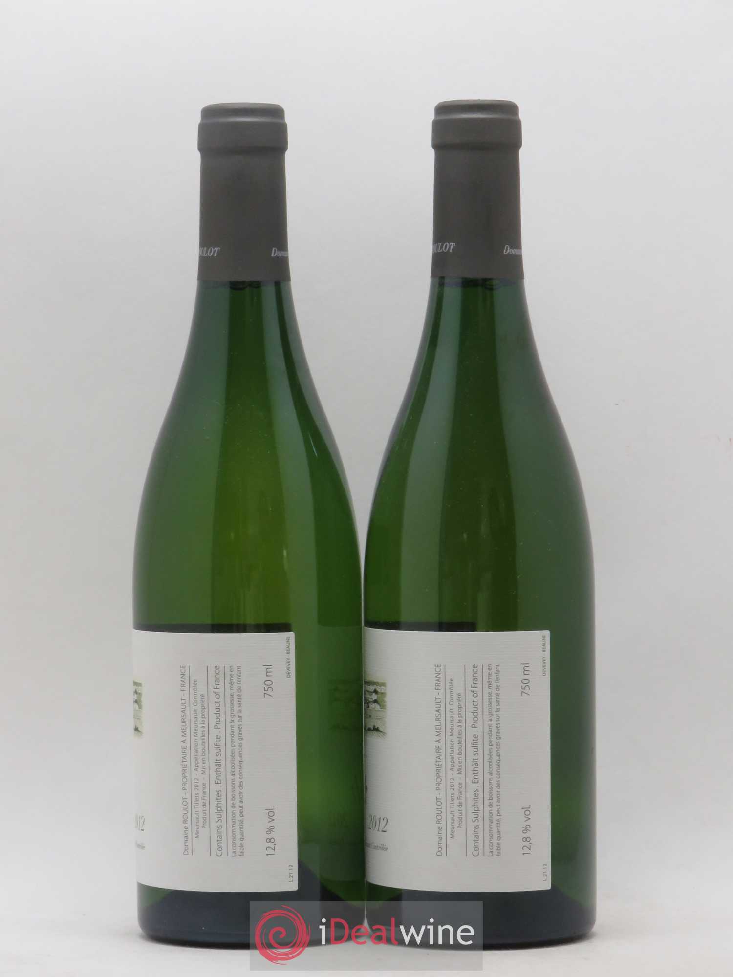 Meursault Les Tillets Roulot (Domaine) 2012 - Posten von 2 Flaschen - 1