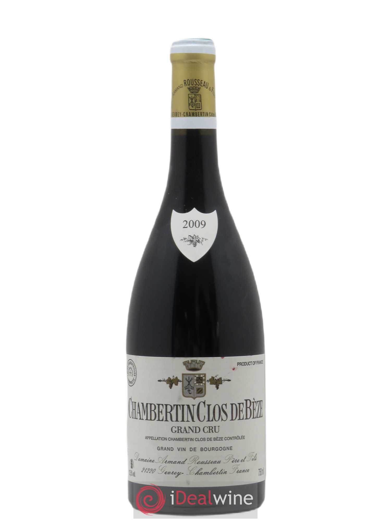 Chambertin Clos de Bèze Grand Cru Armand Rousseau (Domaine) 2009 - Lot de 1 bouteille - 0