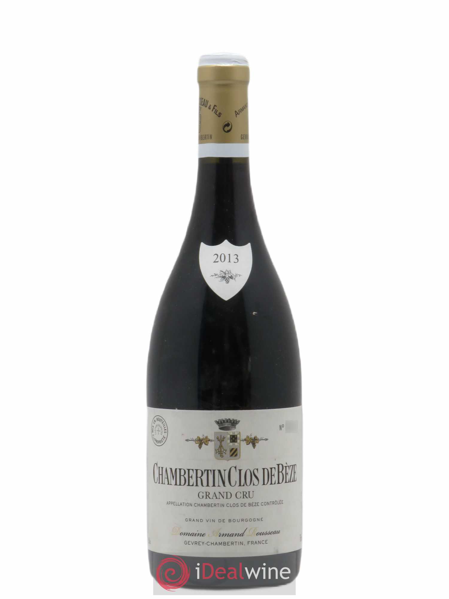 Chambertin Clos de Bèze Grand Cru Armand Rousseau (Domaine) 2013 - Lot de 1 bouteille - 0