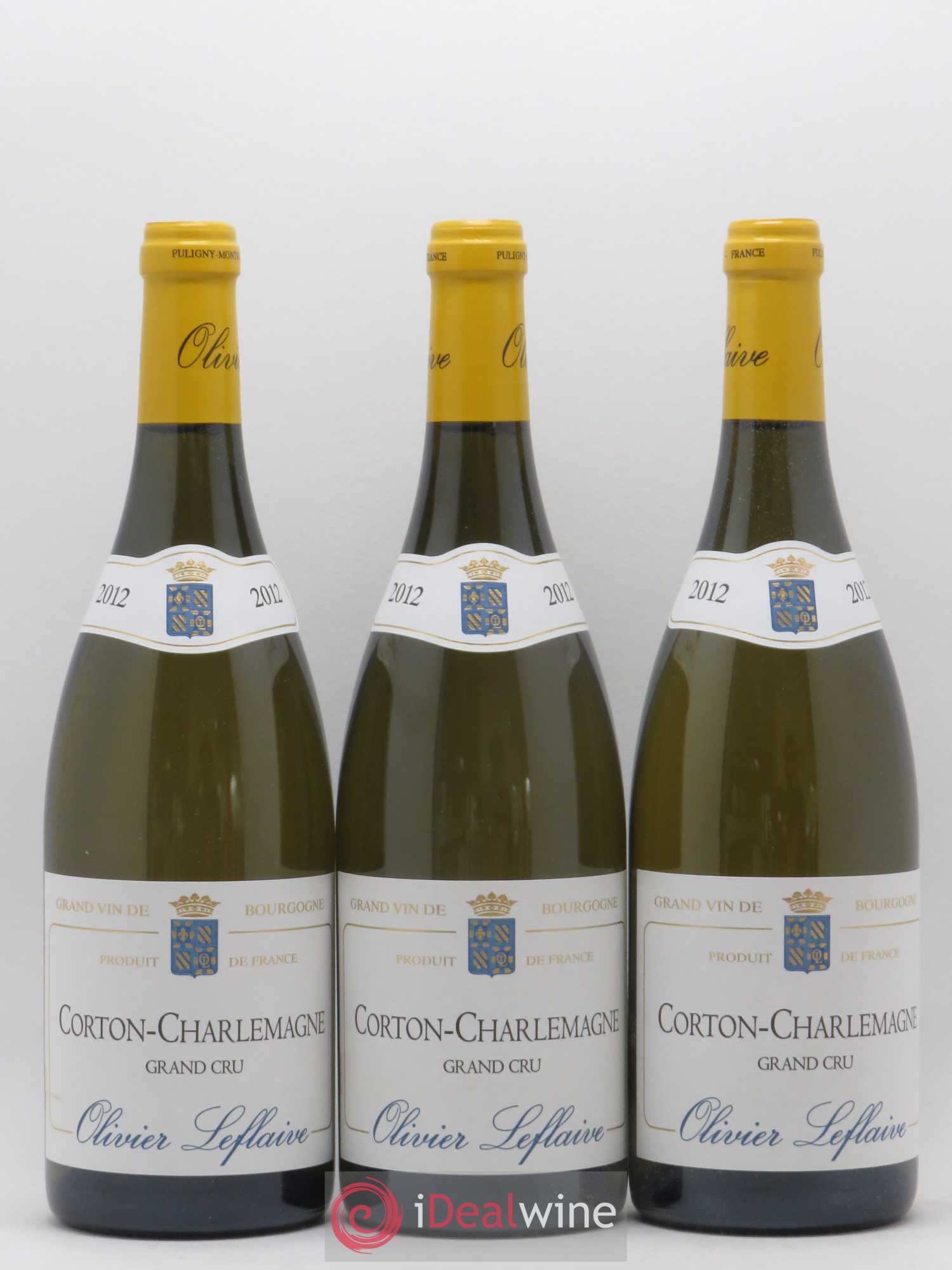 Corton-Charlemagne Grand Cru Olivier Leflaive 2012 - Lot de 6 bouteilles - 1