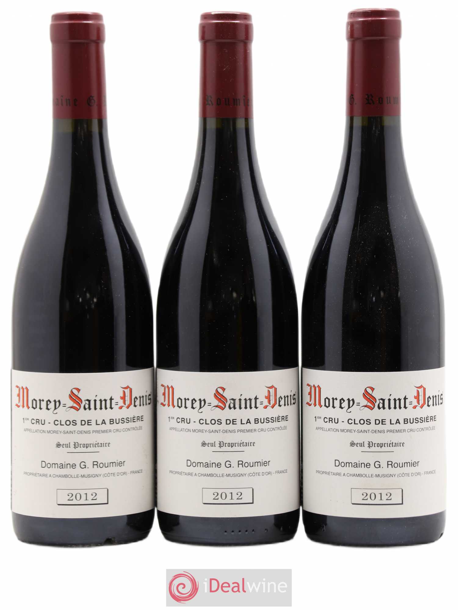 Morey-Saint-Denis 1er Cru Clos de la Bussière Georges Roumier (Domaine) 2012 - Lot de 3 bouteilles - 0