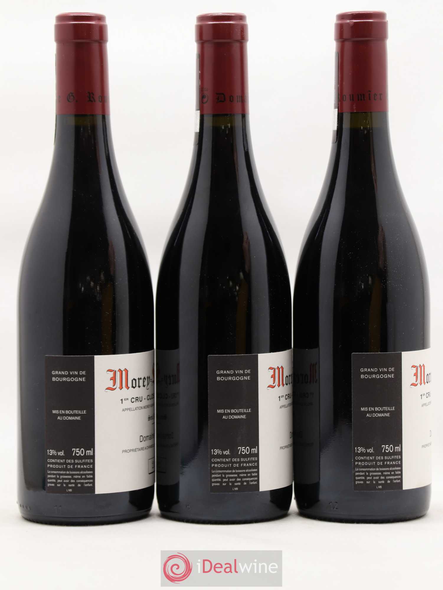 Morey-Saint-Denis 1er Cru Clos de la Bussière Georges Roumier (Domaine) 2013 - Lot de 3 bouteilles - 1