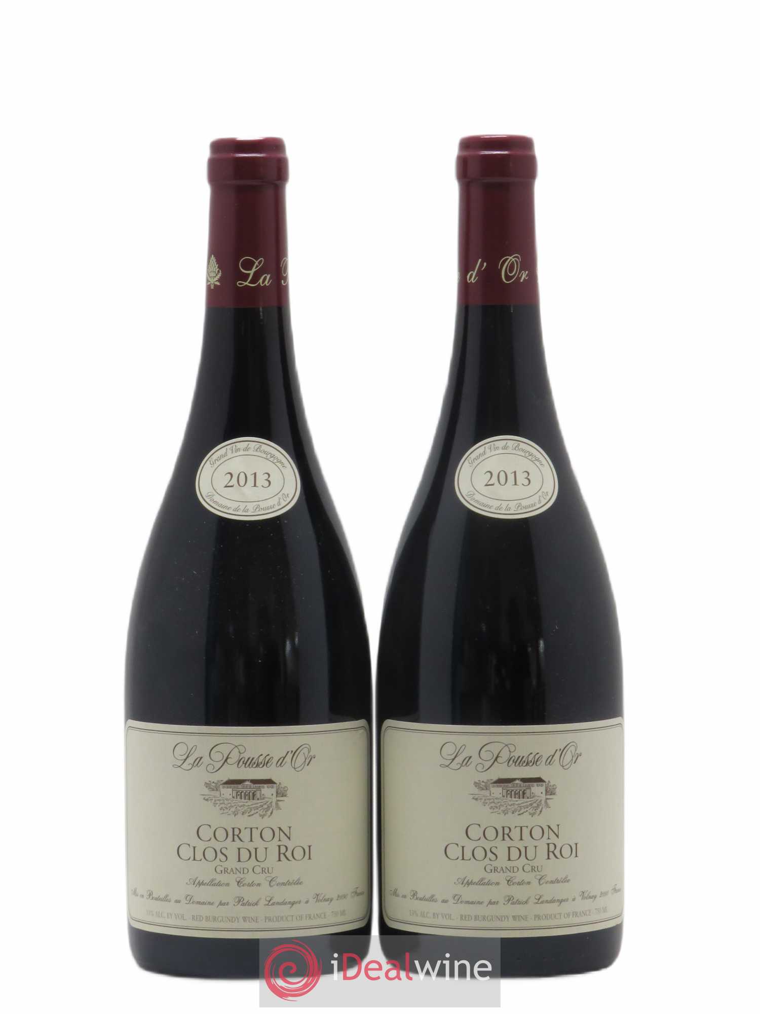 Corton Grand Cru Clos du Roi La Pousse d'Or (Domaine de) 2013 - Lot de 2 bouteilles - 0
