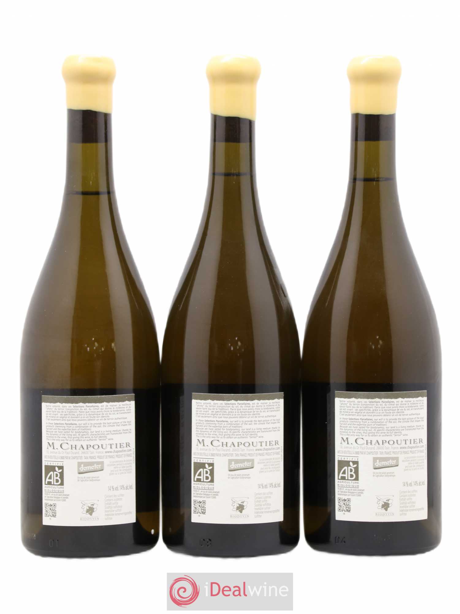 Hermitage Ermitage l'Ermite Chapoutier 2011 - Lot de 3 bouteilles - 1