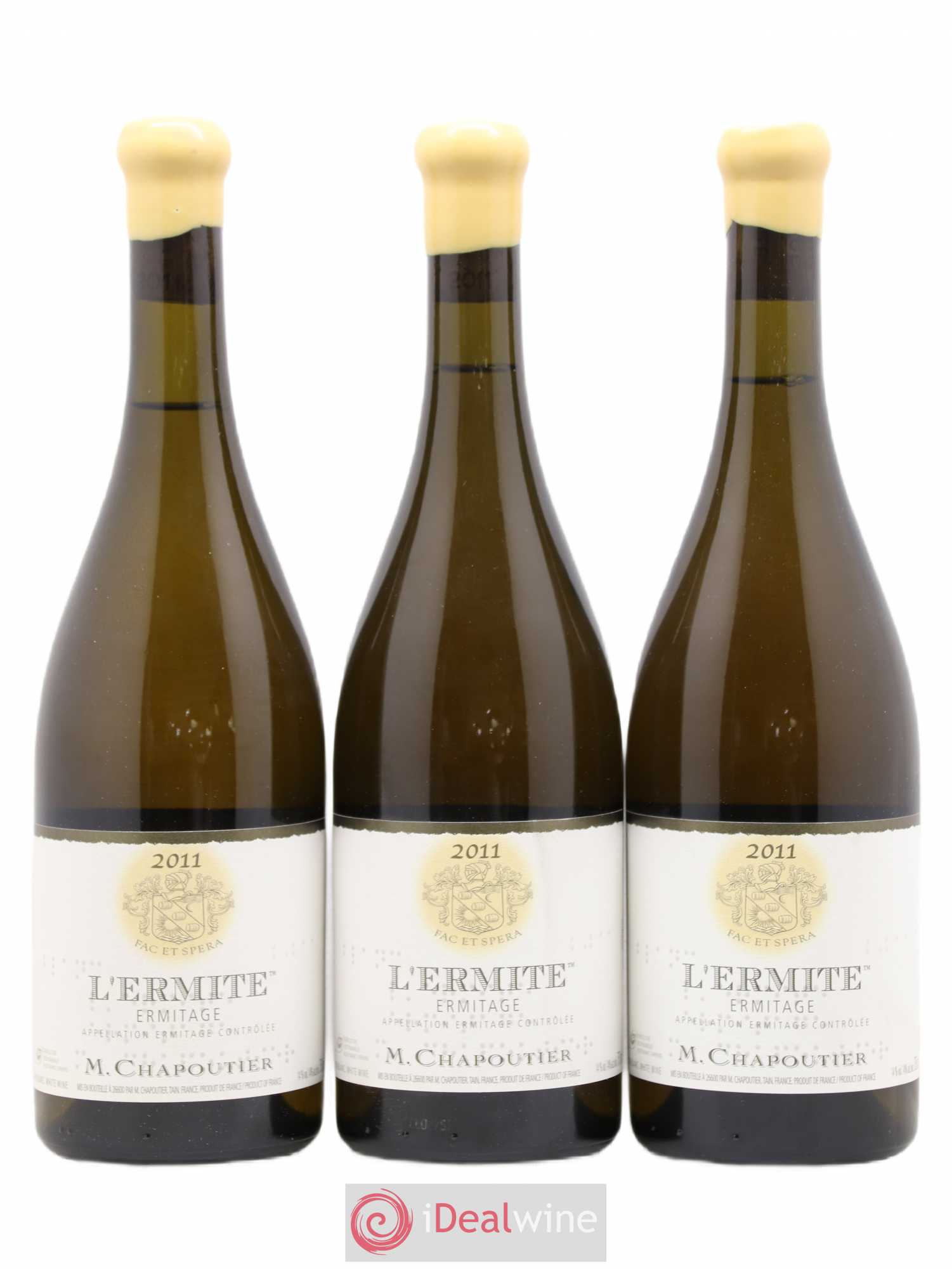 Hermitage Ermitage l'Ermite Chapoutier 2011 - Lot de 3 bouteilles - 0