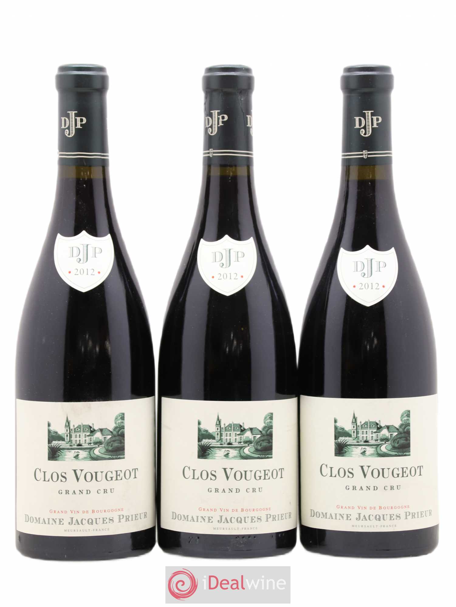 Clos de Vougeot Grand Cru Jacques Prieur (Domaine) 2012 - Lot de 3 bouteilles - 0