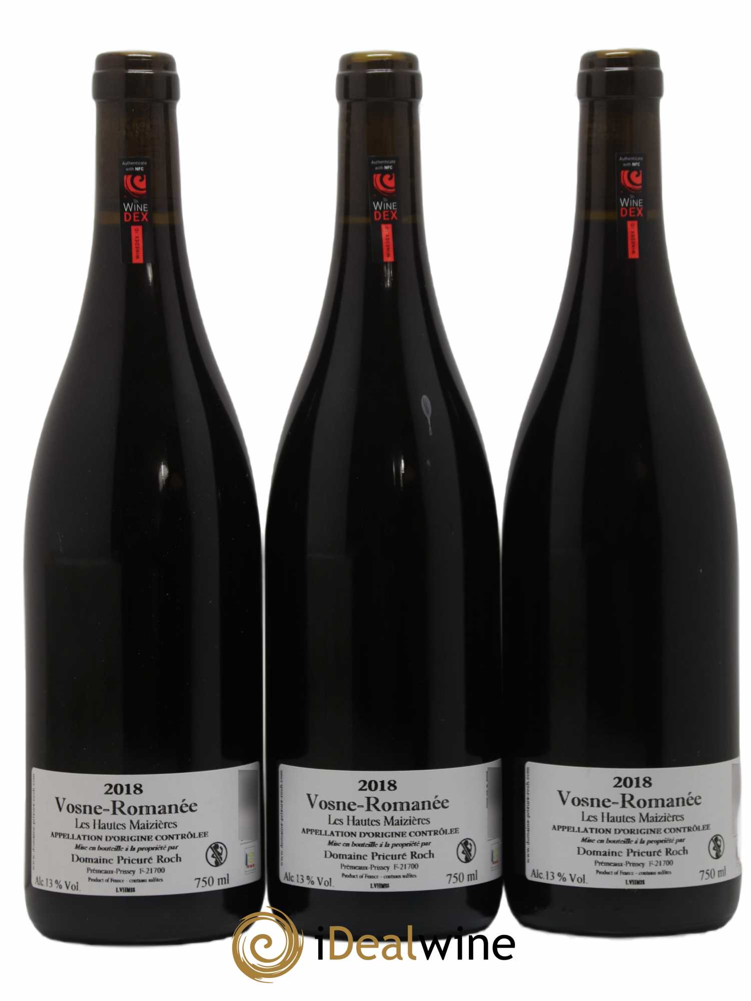Vosne-Romanée Les Hautes Maizières Prieuré Roch 2018 - Lot de 3 bouteilles - 1