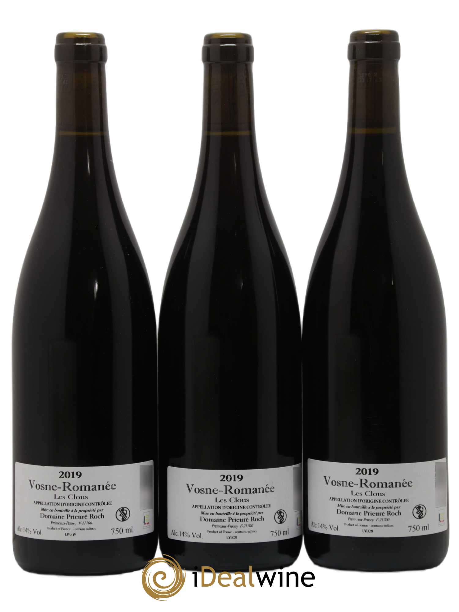 Vosne-Romanée Les Clous Prieuré Roch 2018 - Lot de 3 bouteilles - 1