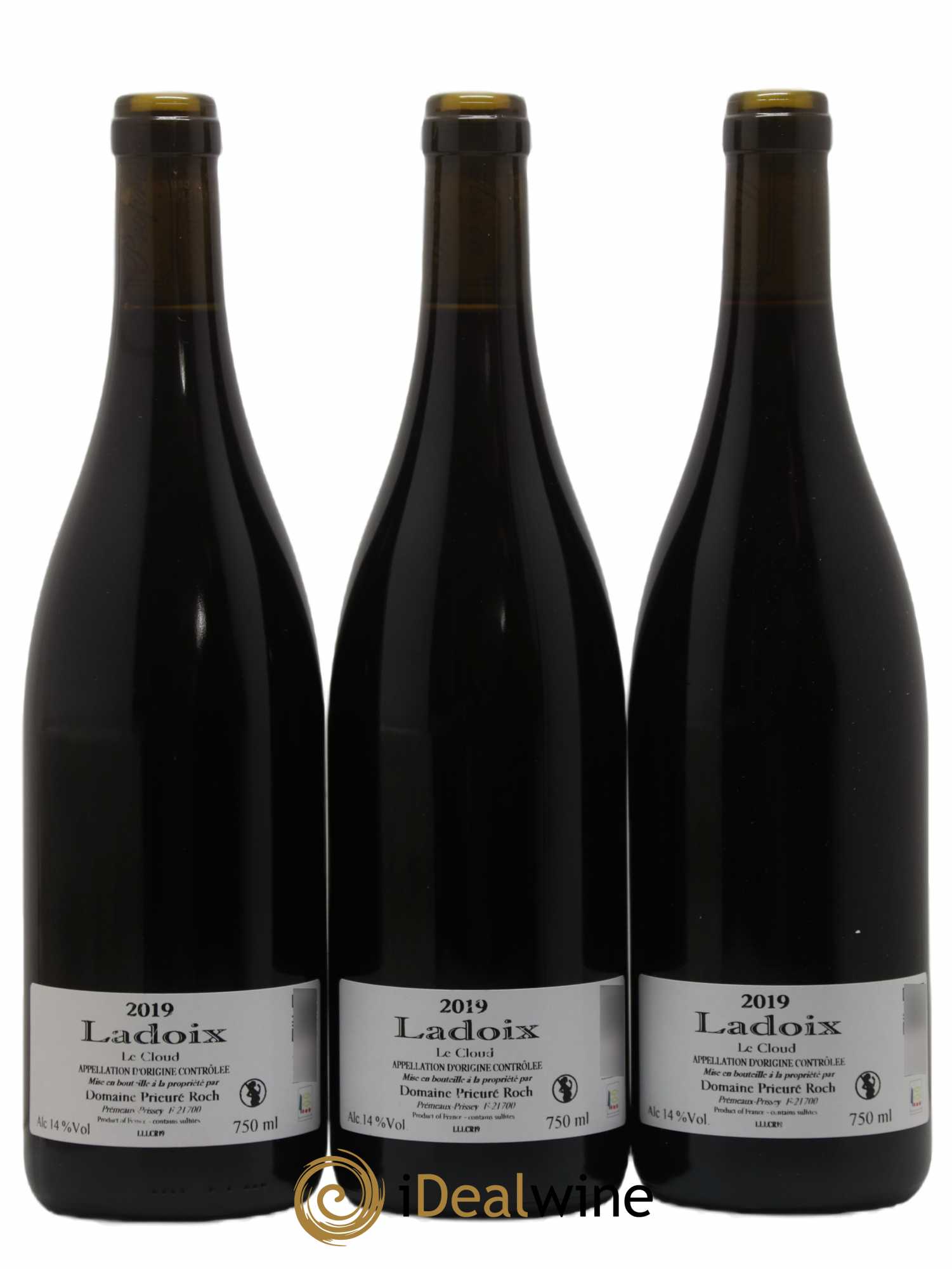 Ladoix Le Cloud Prieuré Roch 2019 - Lot de 3 bouteilles - 1