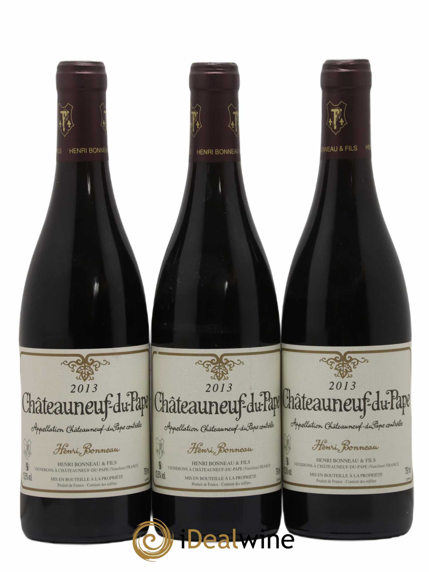 Châteauneuf-du-Pape Henri Bonneau Henri Bonneau & Fils 2013 - Lot de 3 bouteilles - 0