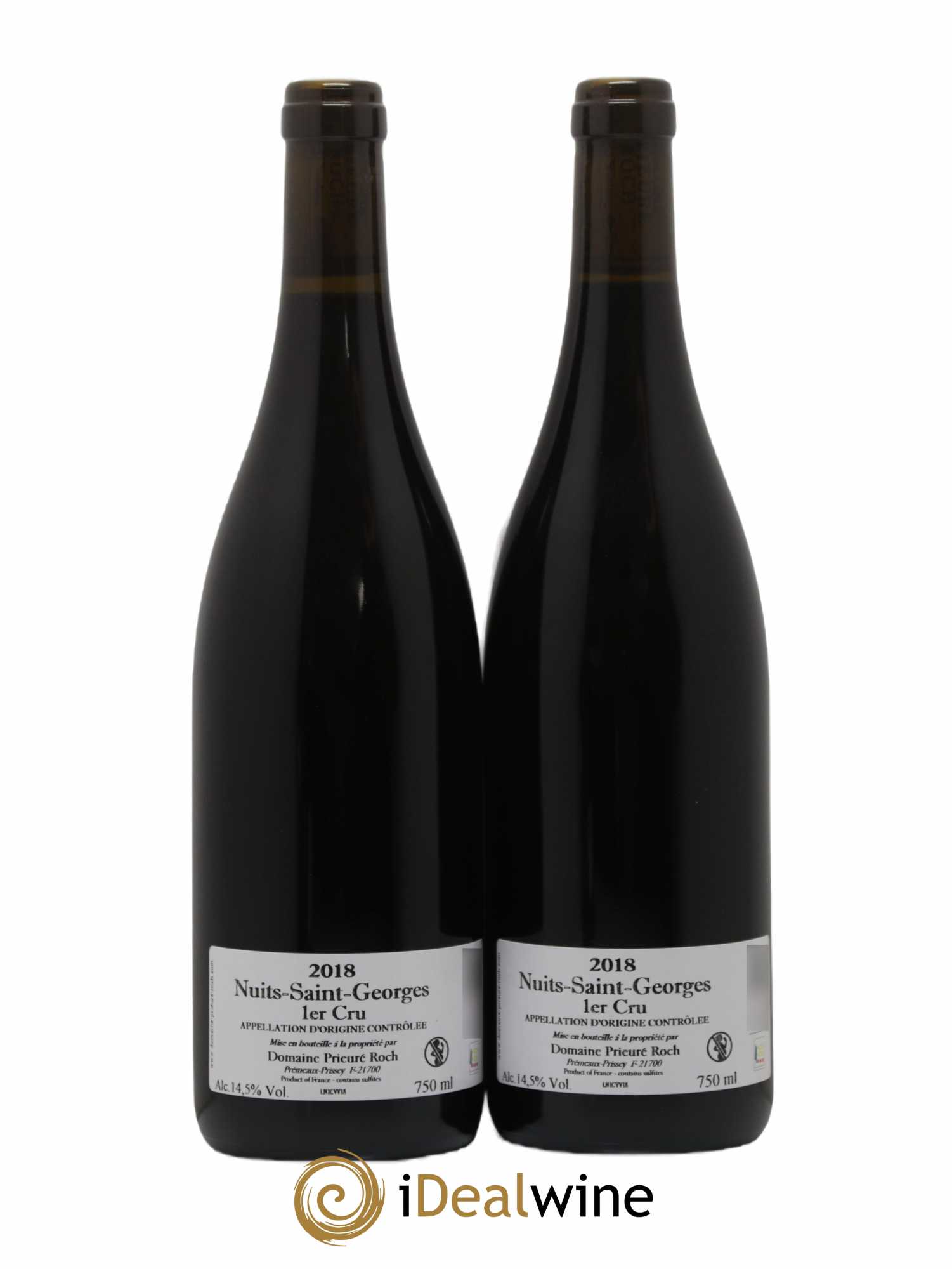 Nuits-Saint-Georges 1er Cru Vieilles Vignes Prieuré Roch 2018 - Lot de 2 bouteilles - 1