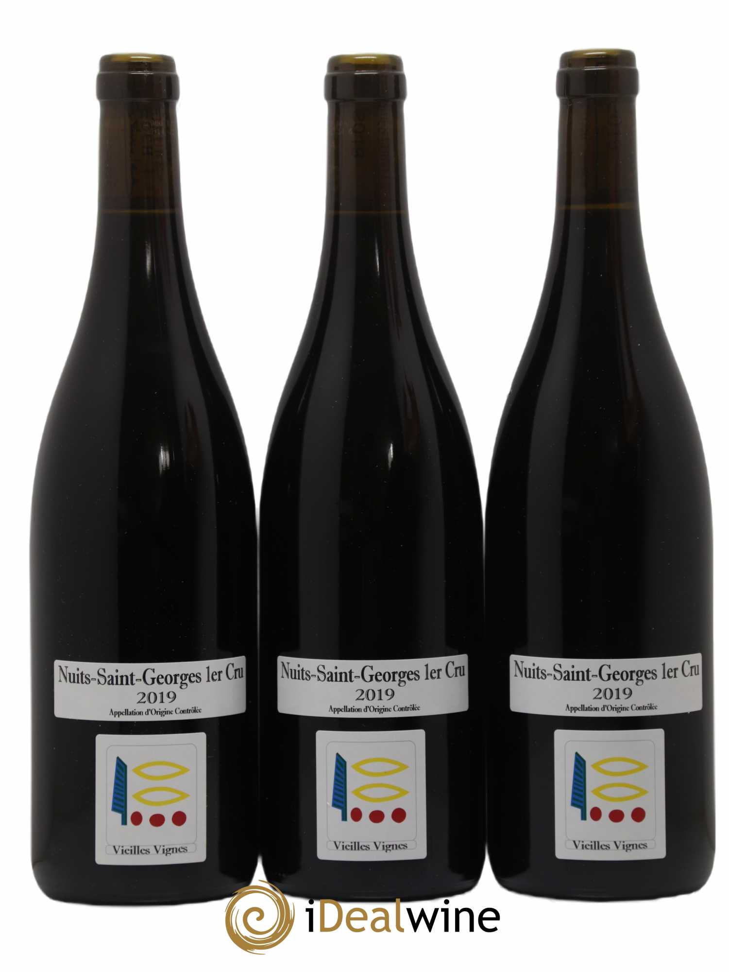 Nuits-Saint-Georges 1er Cru Vieilles Vignes Prieuré Roch 2019 - Lot de 3 bouteilles - 0