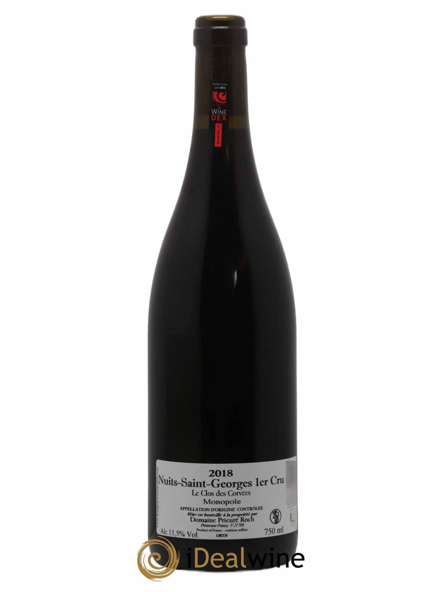 Nuits-Saint-Georges 1er Cru Le Clos des Corvées Prieuré Roch 2018 - Lot de 1 bouteille - 1