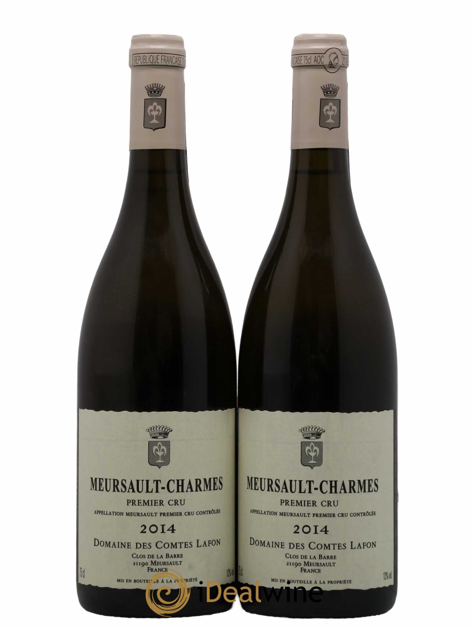 Meursault 1er Cru Charmes Comtes Lafon (Domaine des) 2014 - Lot de 2 bouteilles - 0