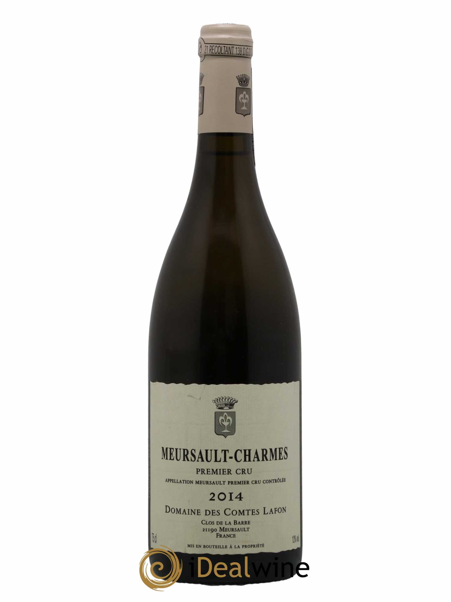 Meursault 1er Cru Charmes Comtes Lafon (Domaine des) 2014 - Lot de 1 bouteille - 0