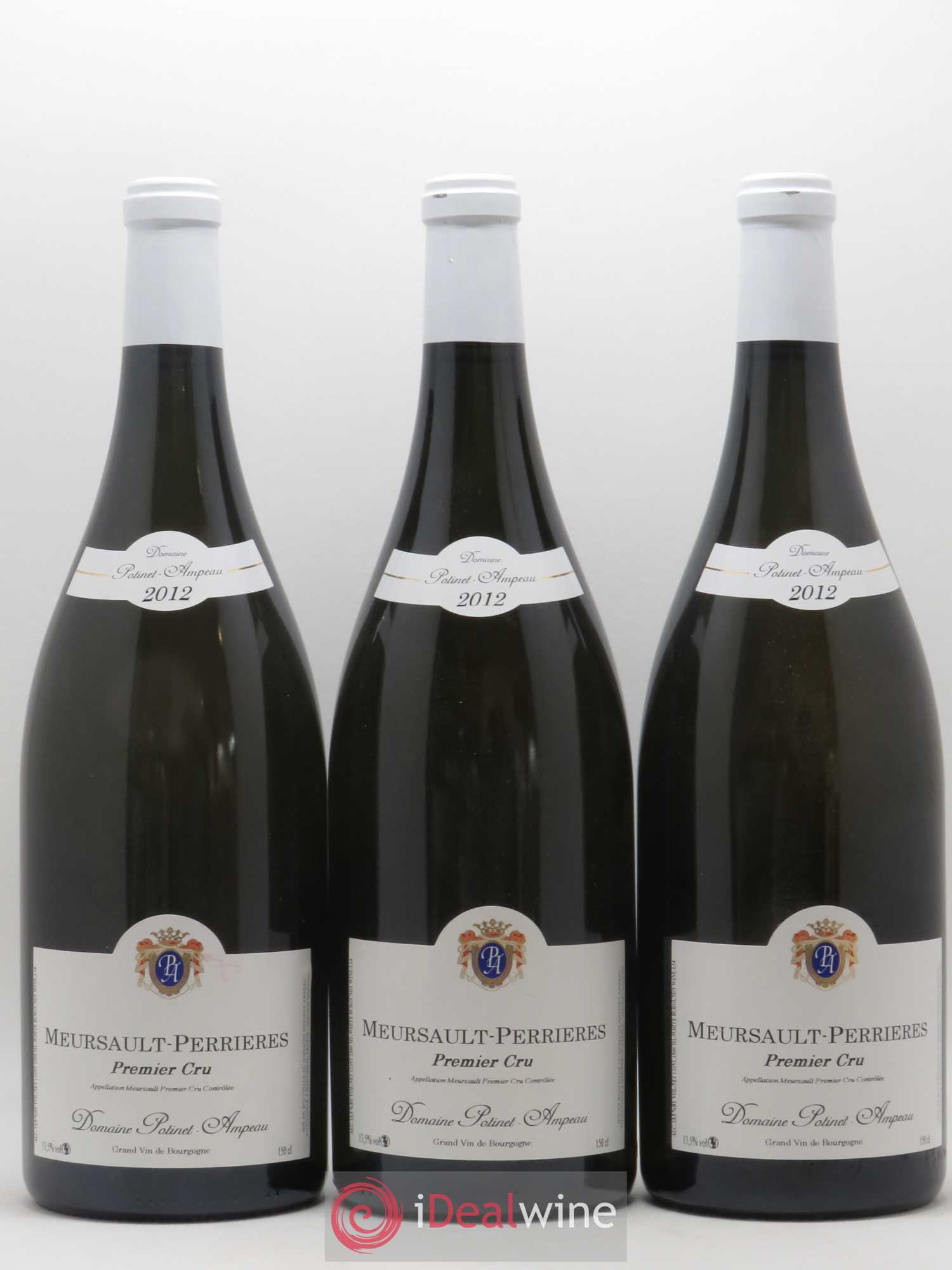 Meursault 1er Cru Perrières Domaine Potinet Ampeau 2012 - Posten von 3 Magnum - 0