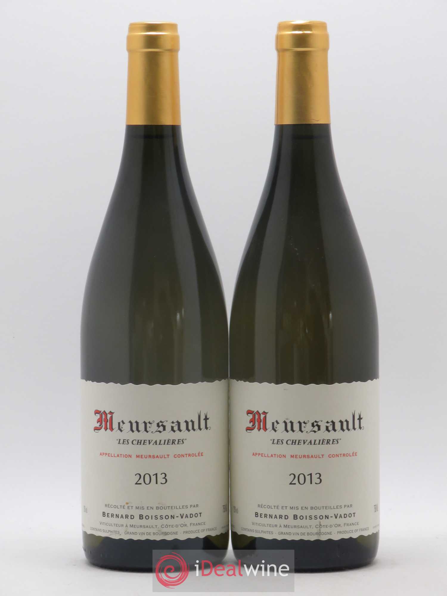 Meursault Les Chevalières Boisson-Vadot (Domaine) 2013 - Lot de 2 bouteilles - 0