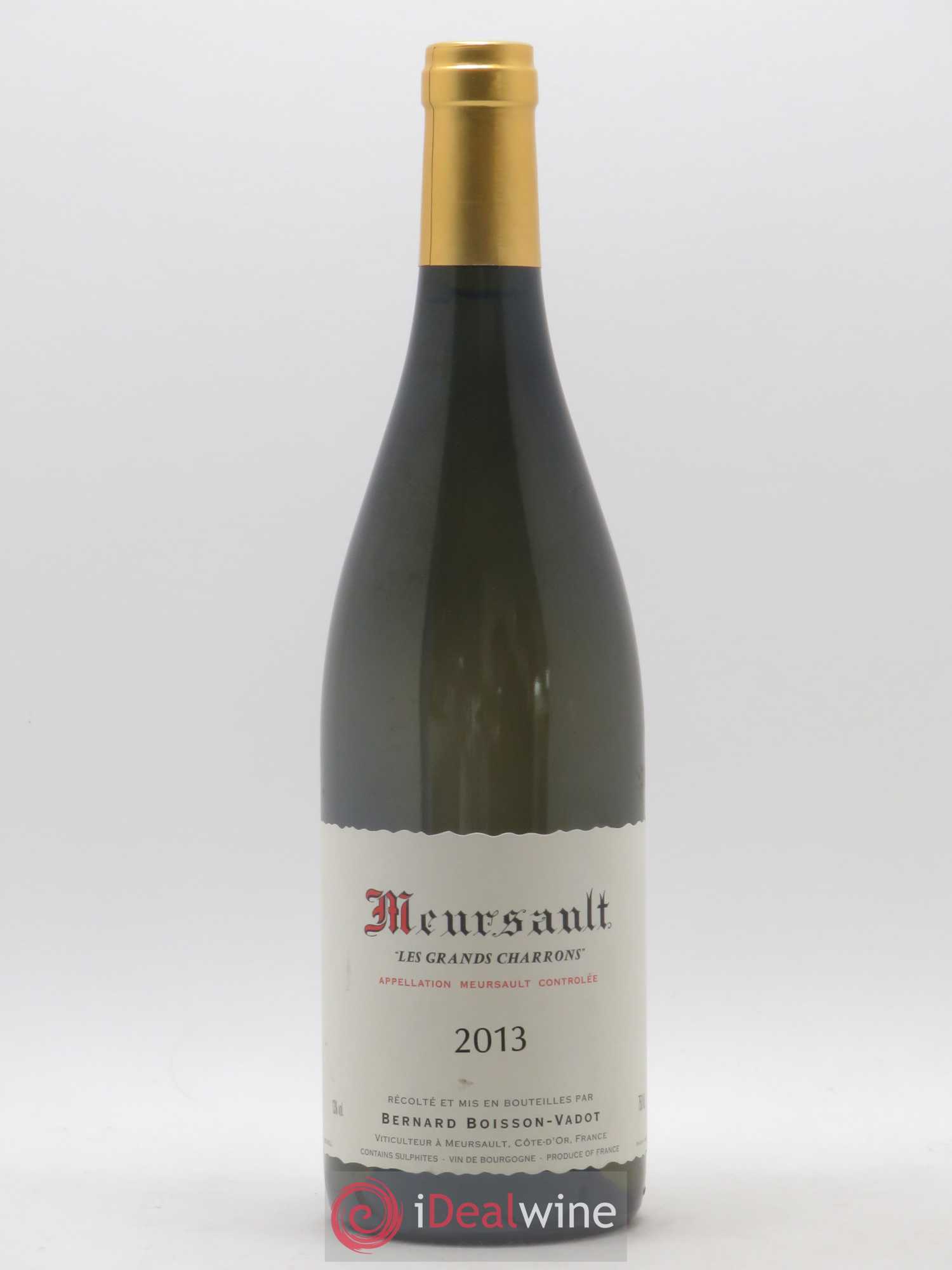 Meursault Les Grands Charrons Boisson-Vadot (Domaine) 2013 - Posten von 1 Flasche - 0