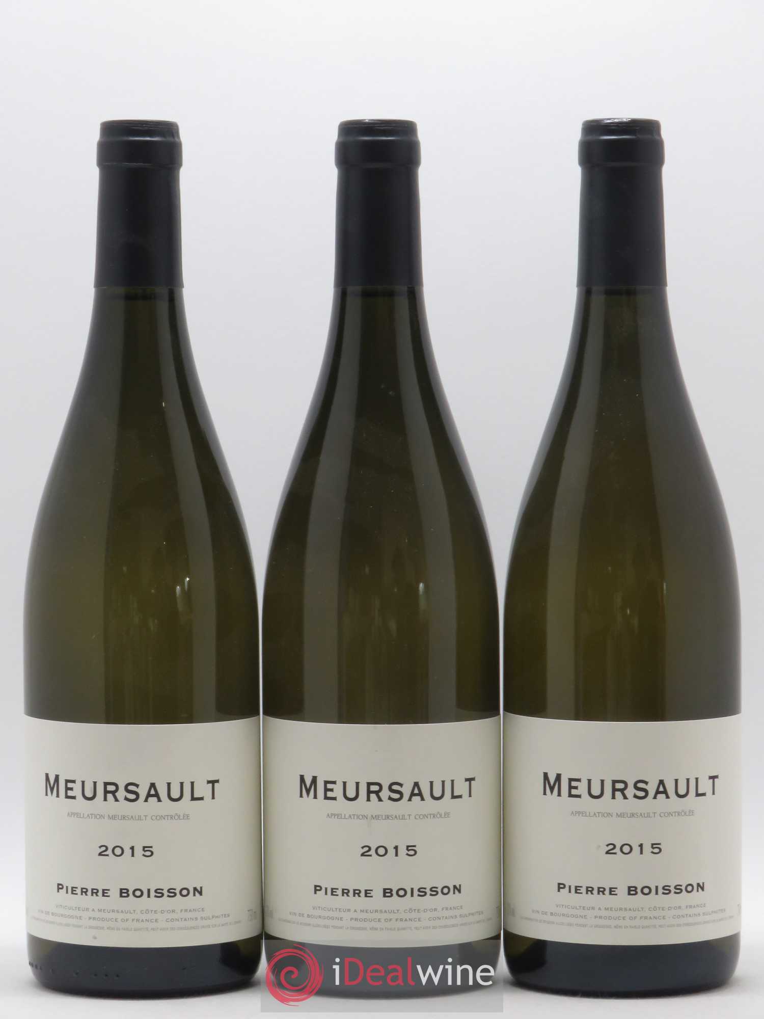 Meursault Pierre Boisson (Domaine) 2015 - Lot de 3 bouteilles - 0