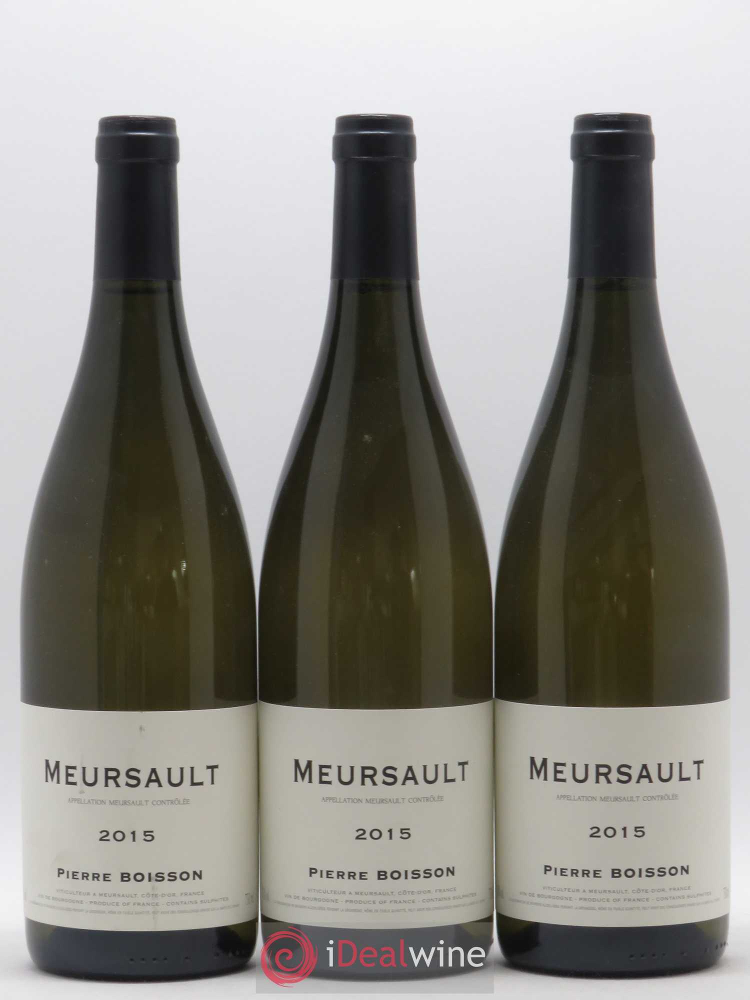 Meursault Pierre Boisson (Domaine) 2015 - Lot de 3 bouteilles - 0