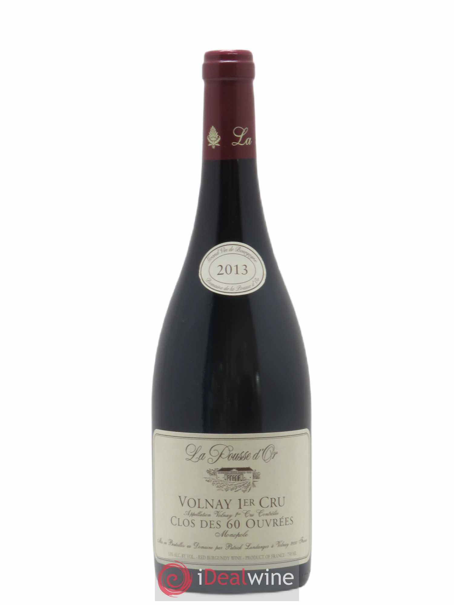 Volnay 1er Cru Clos des 60 ouvrées La Pousse d'Or (Domaine de) 2013 - Lot de 1 bouteille - 0