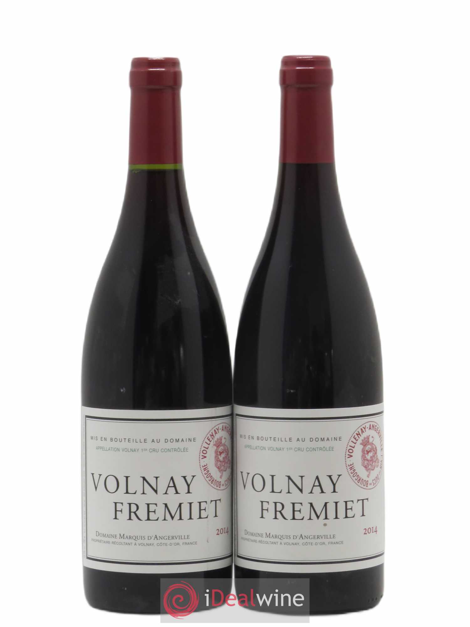 Volnay 1er Cru Frémiet Marquis d'Angerville (Domaine) 2014 - Lot de 2 bouteilles - 0