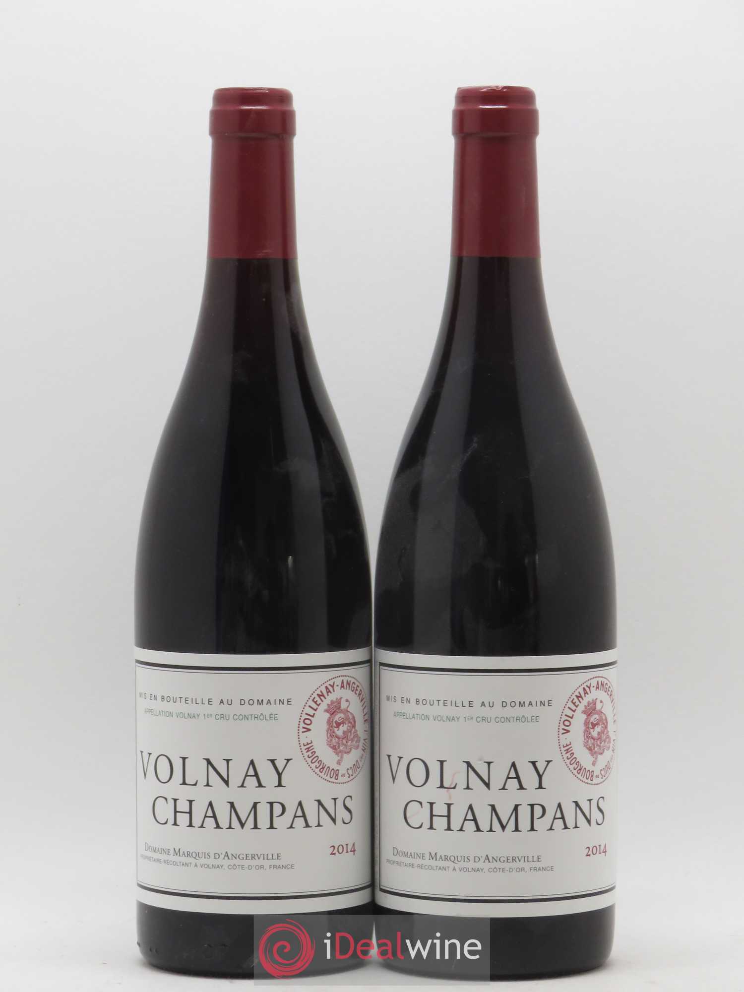 Volnay 1er Cru Champans Marquis d'Angerville (Domaine) 2014 - Lot de 2 bouteilles - 0