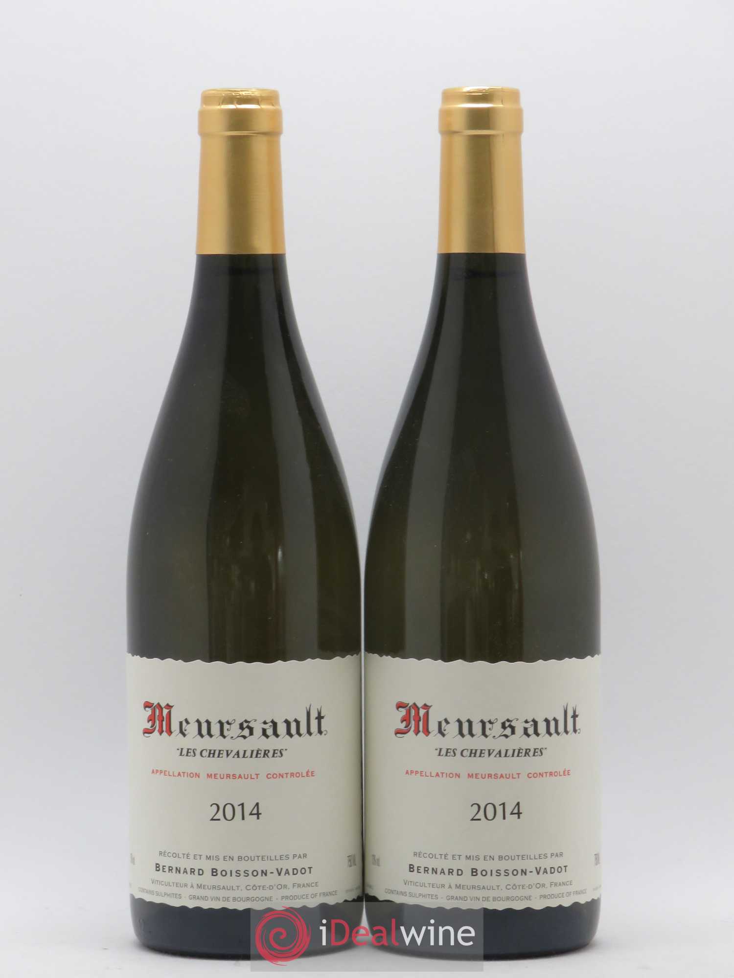 Meursault Les Chevalières Boisson-Vadot (Domaine) 2014 - Lot de 2 bouteilles - 0