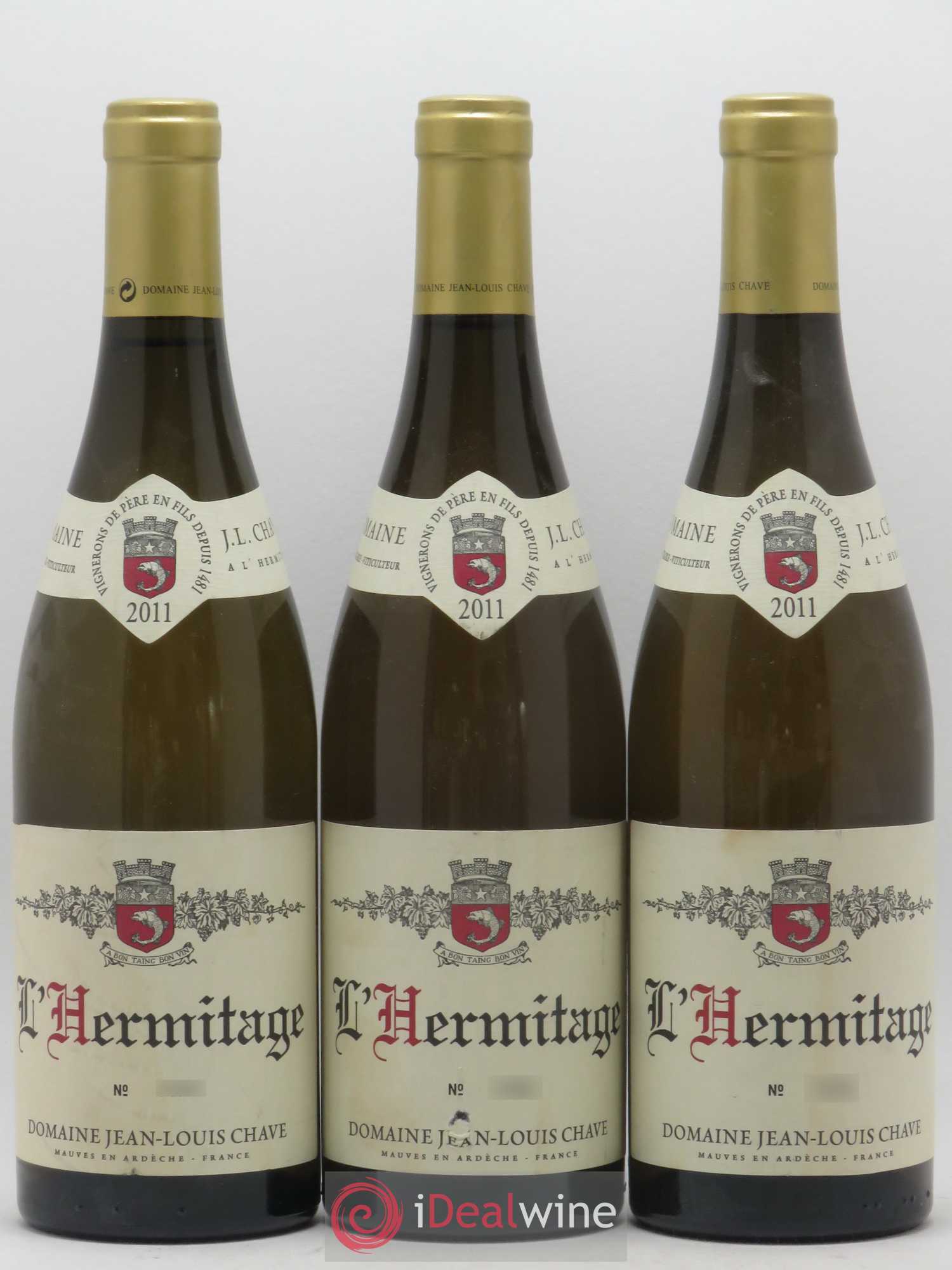 Hermitage Jean-Louis Chave 2011 - Lot de 3 bouteilles - 0