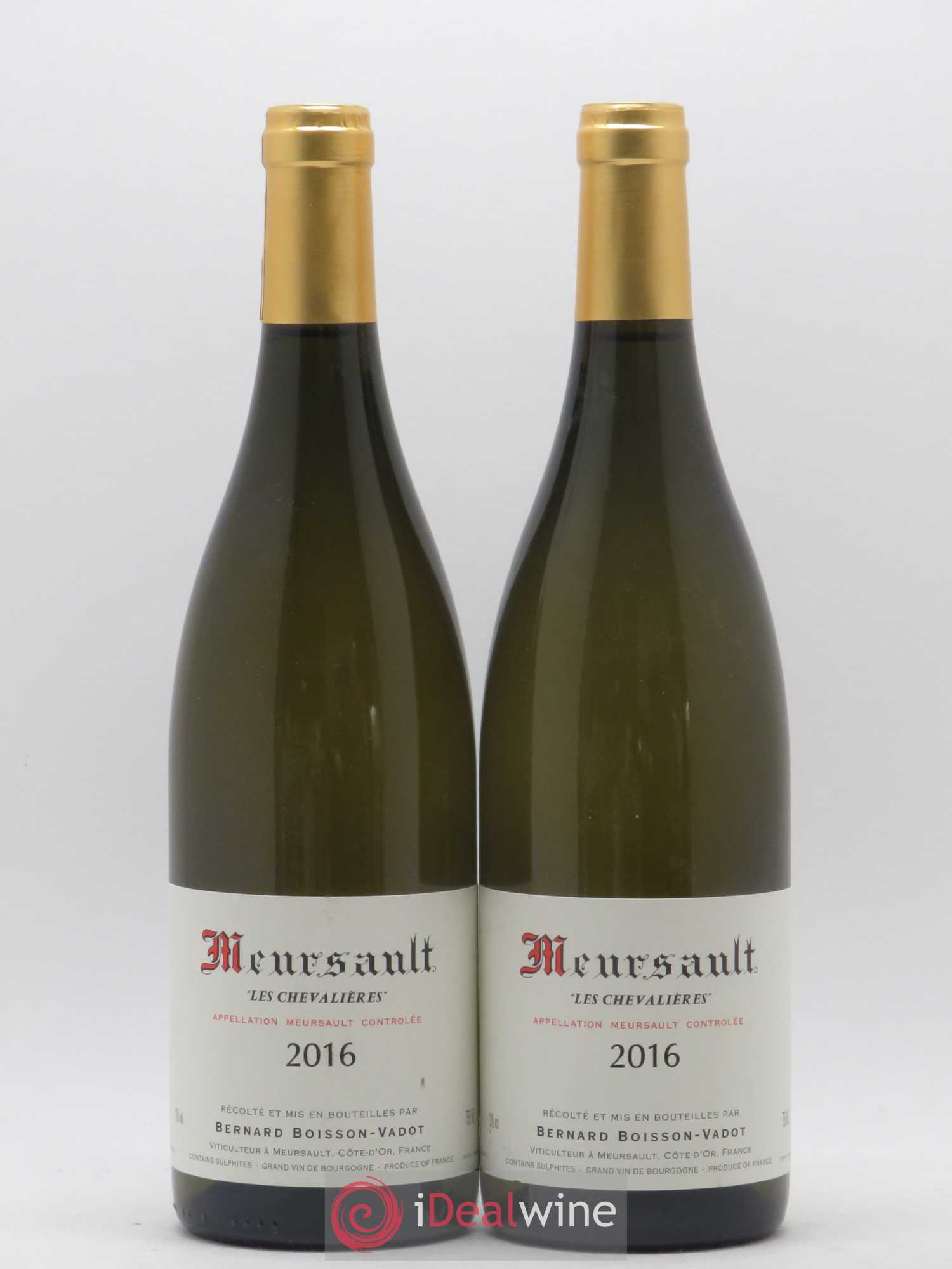 Meursault Les Chevalières Boisson-Vadot (Domaine) 2016 - Lotto di 2 bottiglie - 0