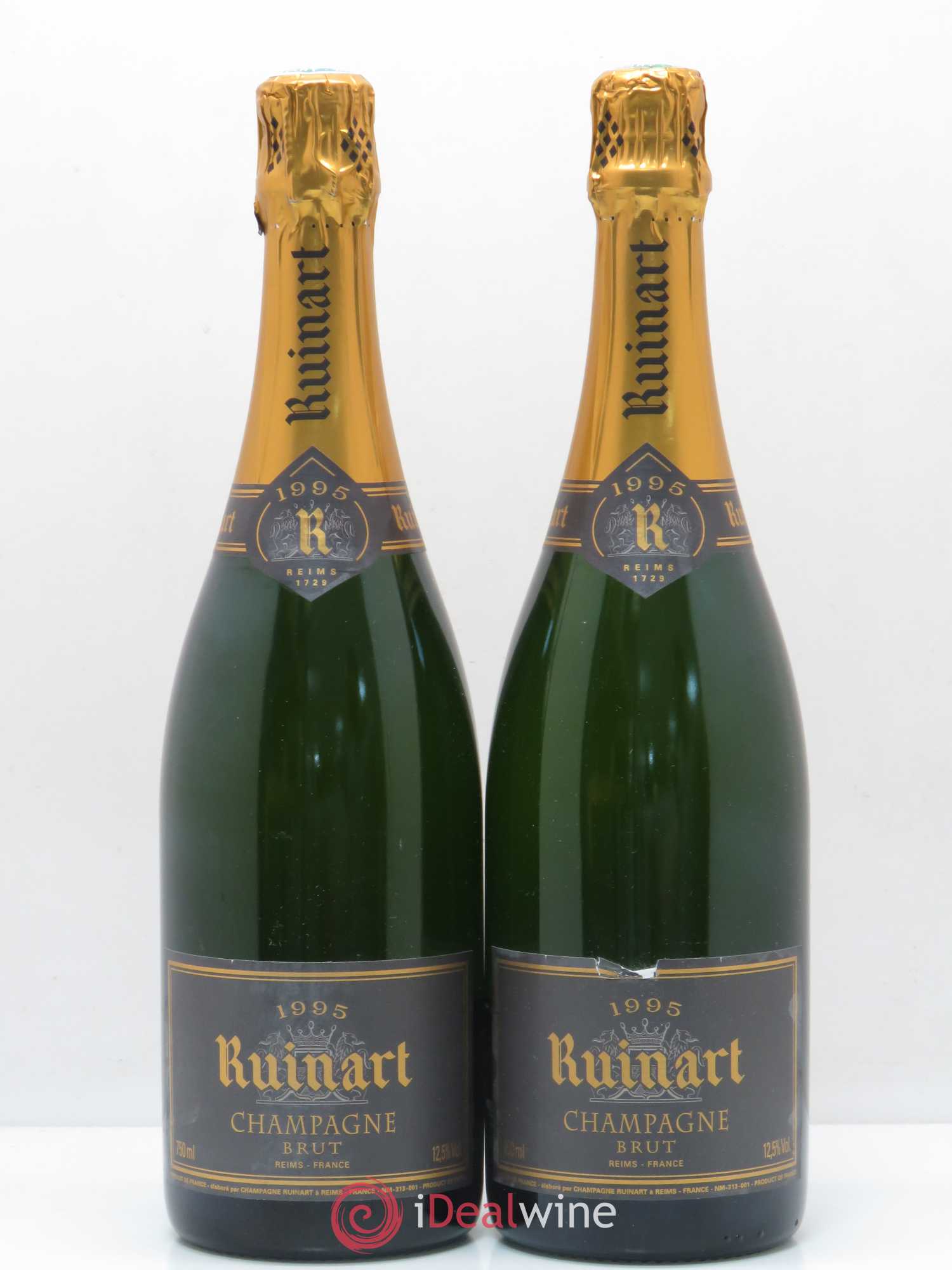 R de Ruinart Brut Ruinart 1995 - Lot de 2 bouteilles - 0