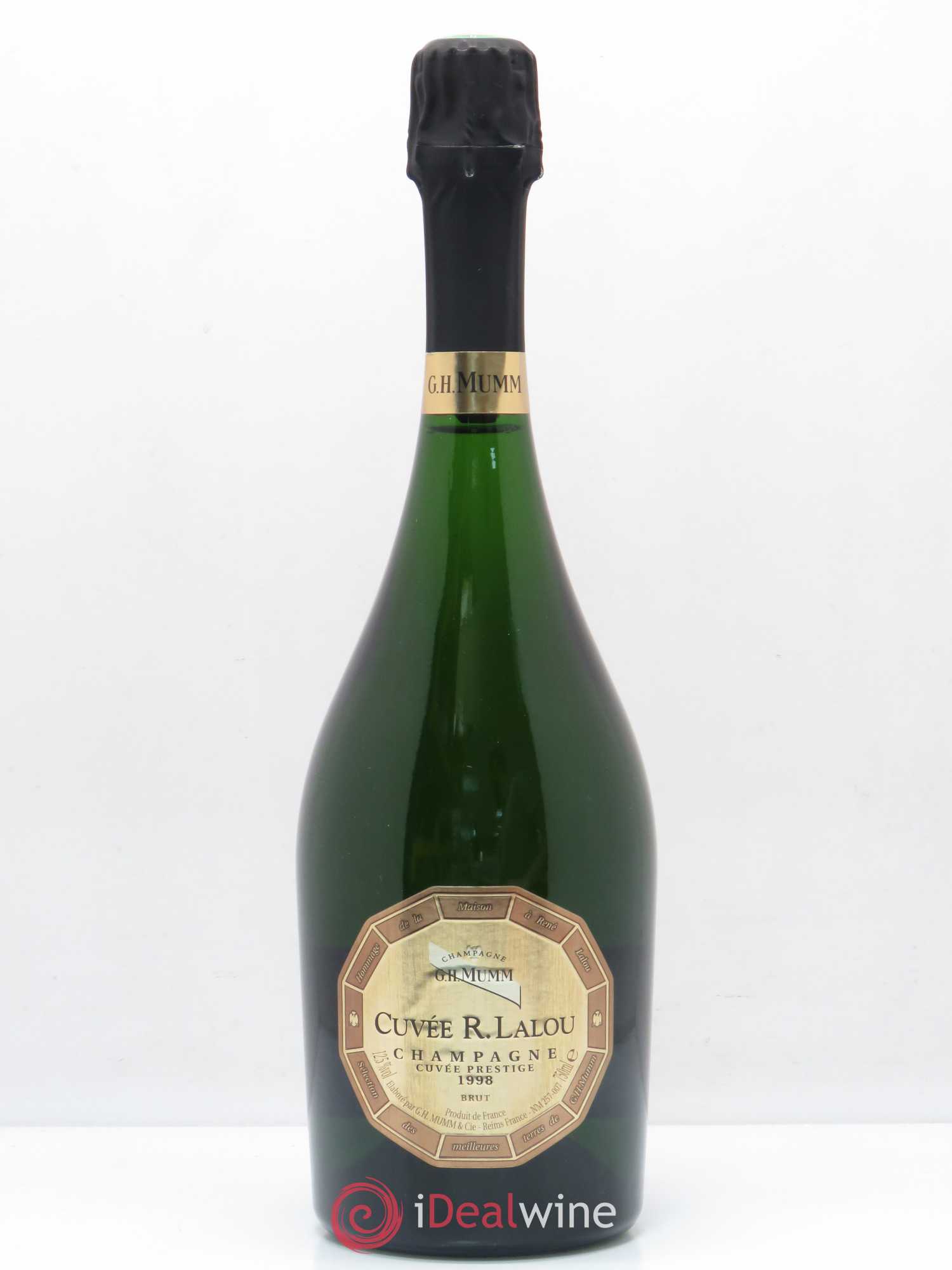 René Lalou Mumm 1998 - Lot de 1 bouteille - 0