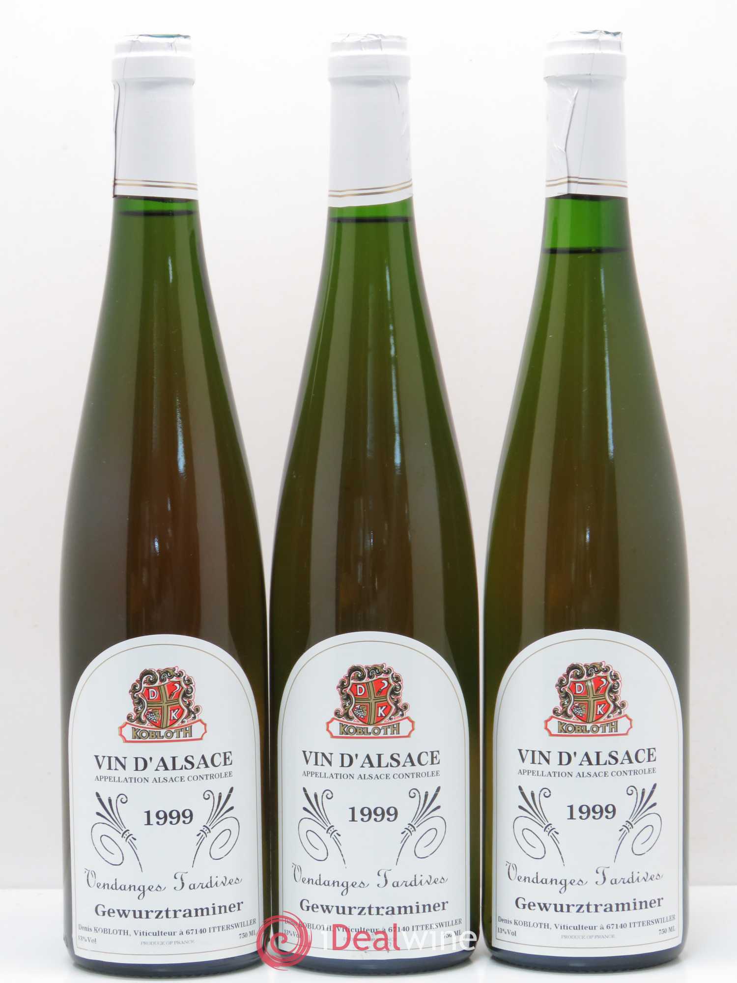Gewurztraminer Vendanges Tardives Denis Kobloth 1999 - Lot de 6 bouteilles - 2