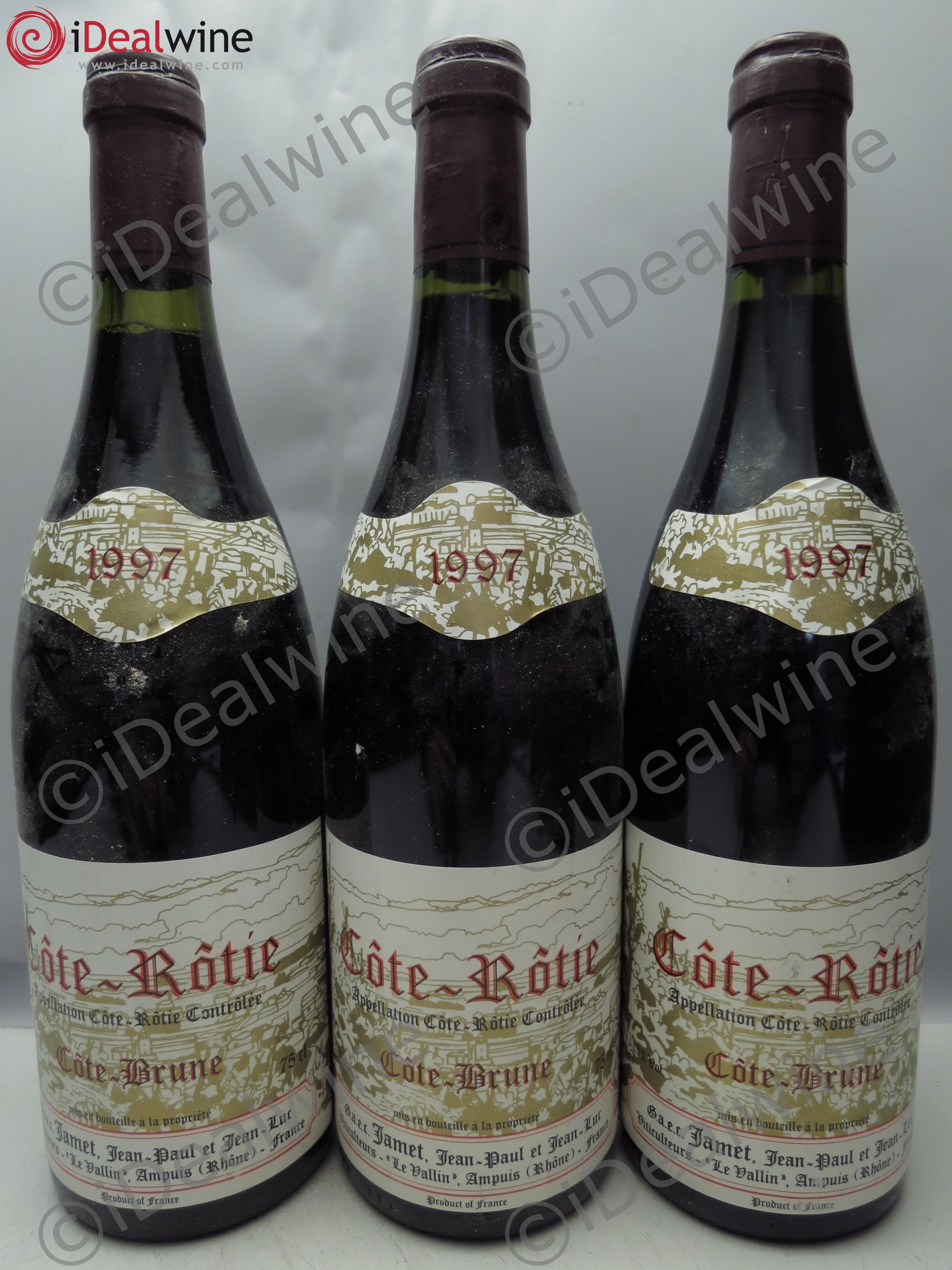 Côte-Rôtie Côte Brune Jamet (Domaine) 1997 - Lot de 3 bouteilles - 0
